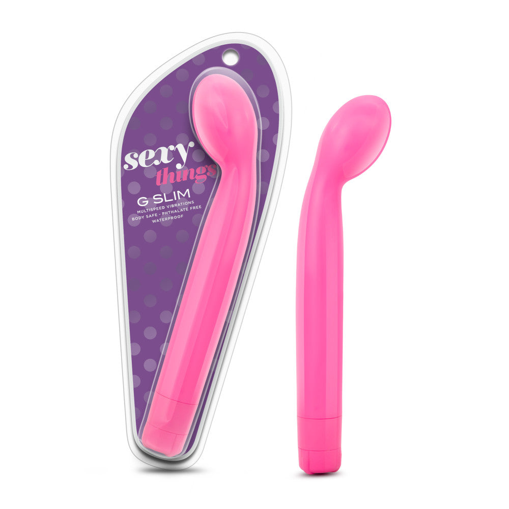 Sexy Things By Blush® | G Slim G-Spot Pink 8.5-Inch Vibrator、mySite、bottomscart