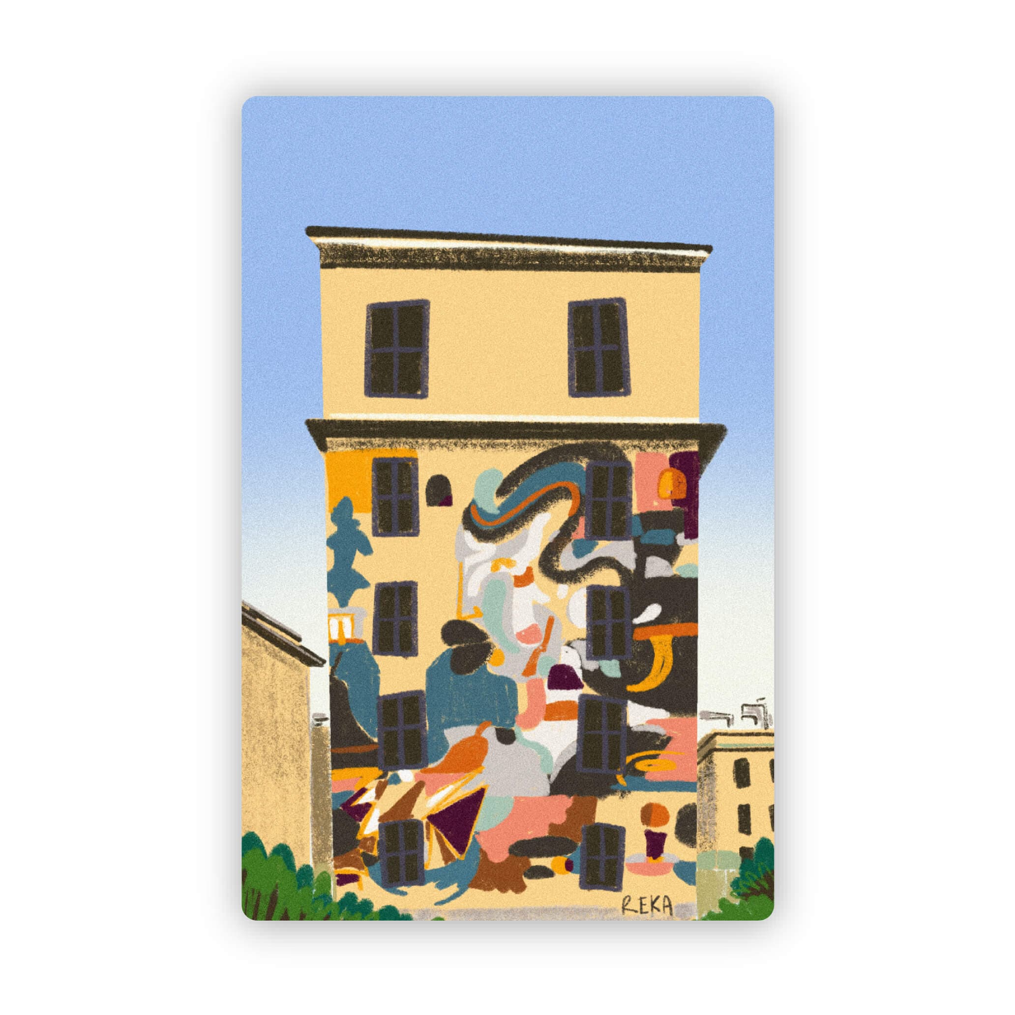  Itialian Street Art Sticker、mySite、ghnorth