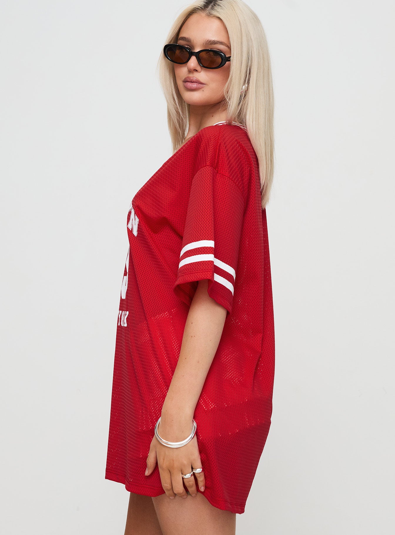 Michail Jersey Mini Dress Red、mySite、solidvoid