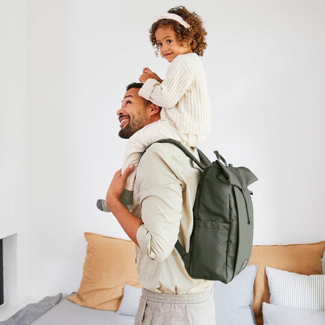  Lassig Rolltop Backpack - Olive、mySite、merchandisen