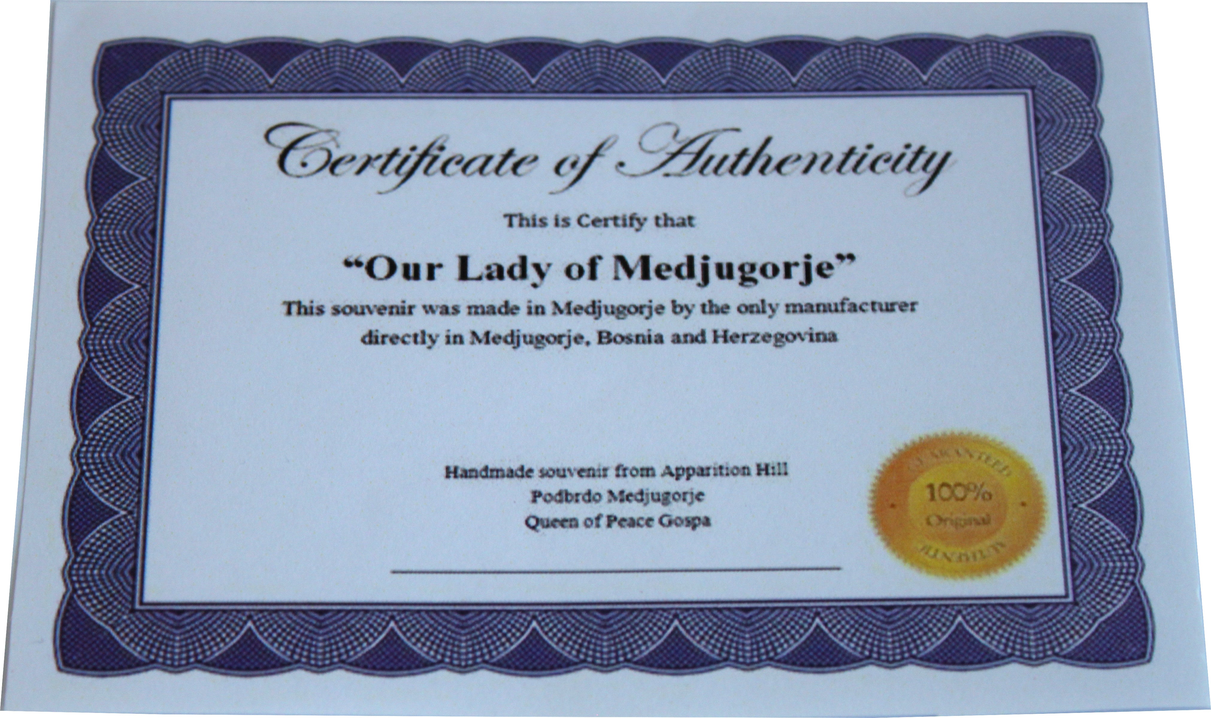  MEDJUGORJE - Rosary made from Apparation hill stones directly from MEDUGORJE. (20 inches long) - Necklace、mySite、elrpsem3k