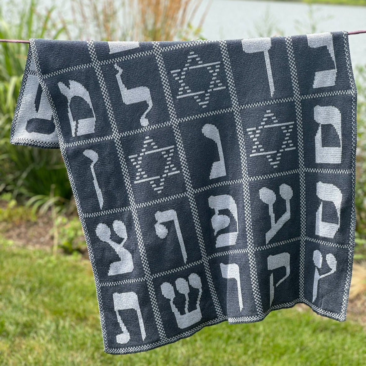  Aleph Bet Hebrew Baby Blanket、mySite、elrpsem3k