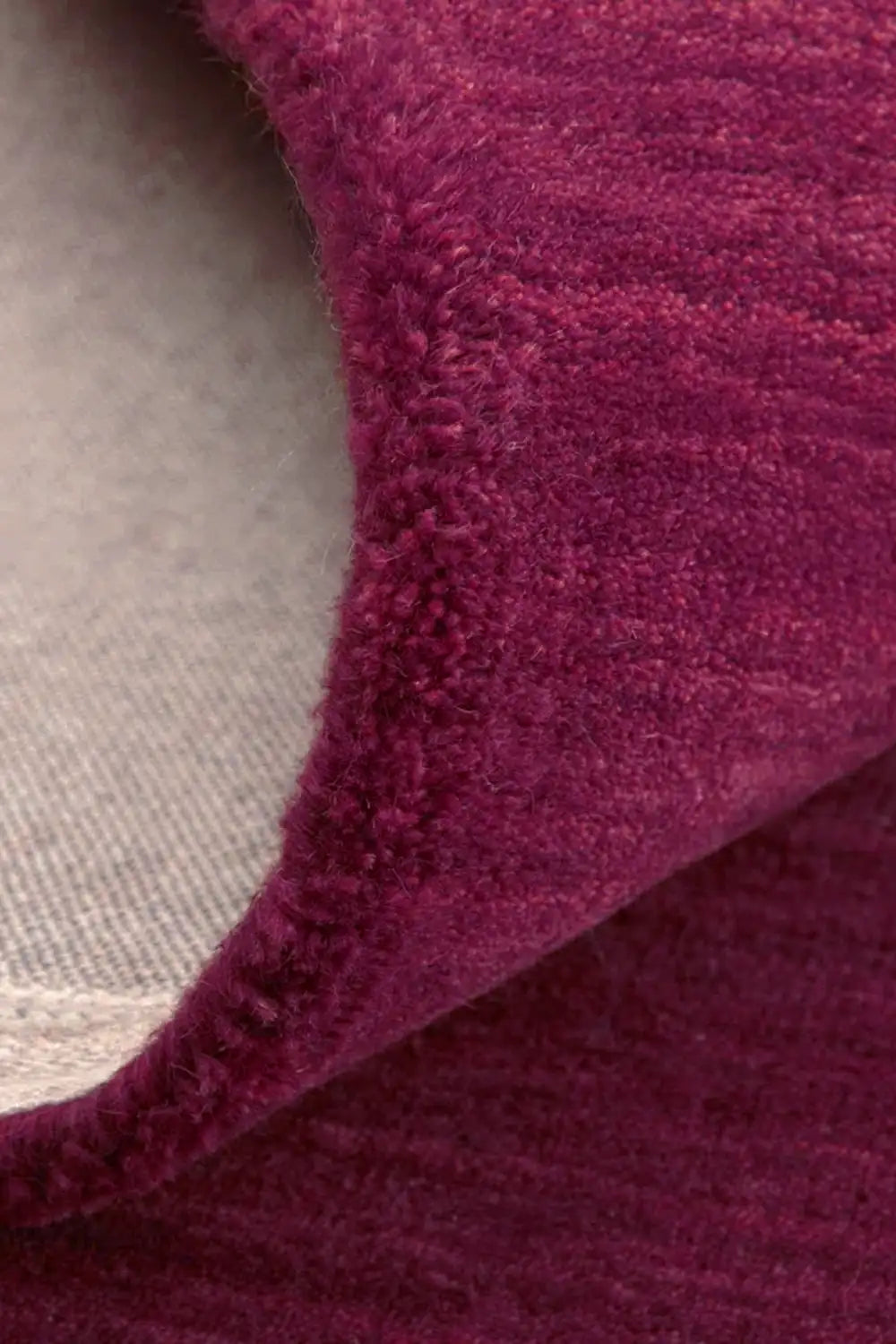 Solid Burgundy Pink Hand Tufted Wool Rug、mySite、gigharbornorthrealestate