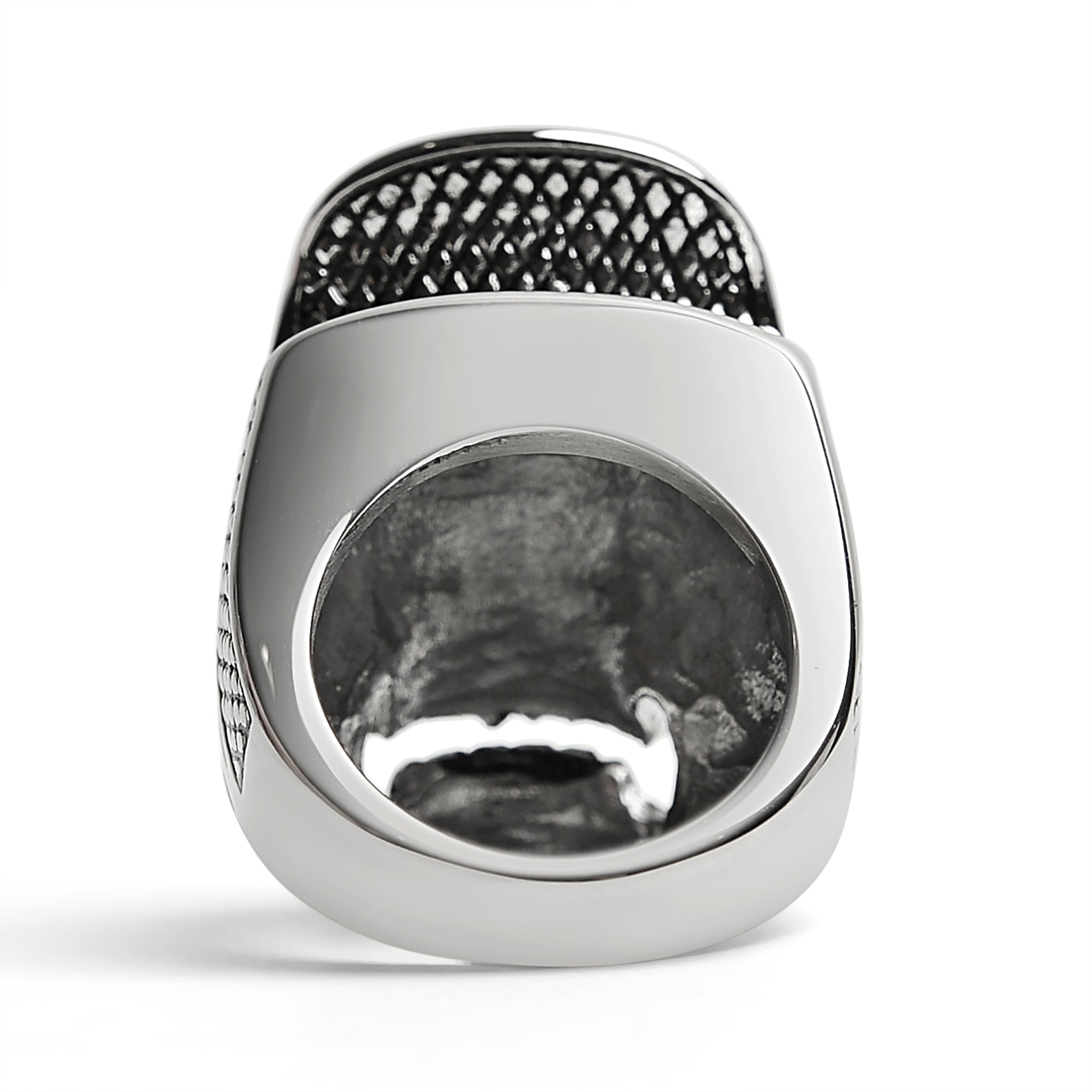 Stainless Steel Trucker Hat Skull Ring / SCR4038、mySite、dreamappss