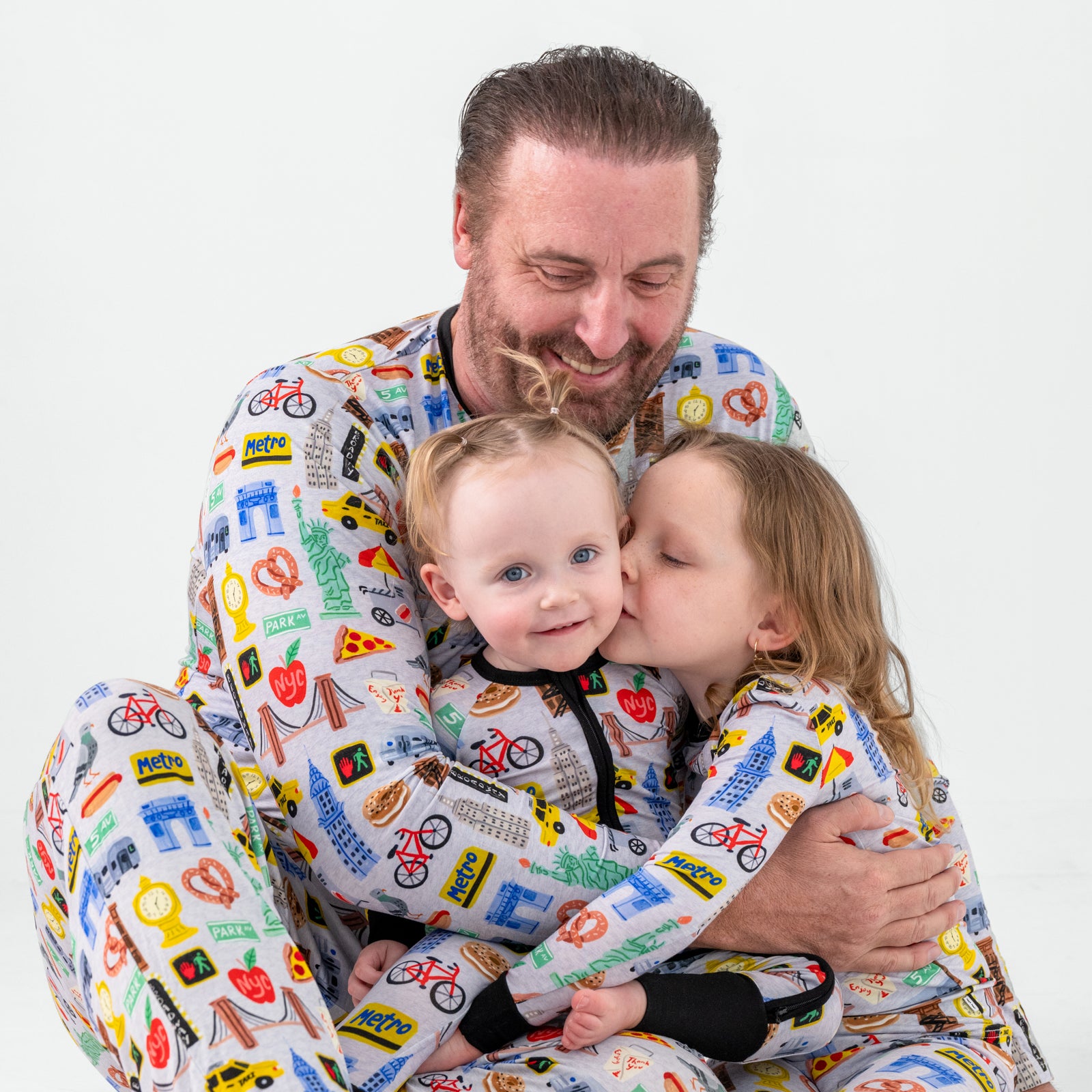 The Big Apple Men's Long Sleeve Pajama Top、mySite、g9winljtr