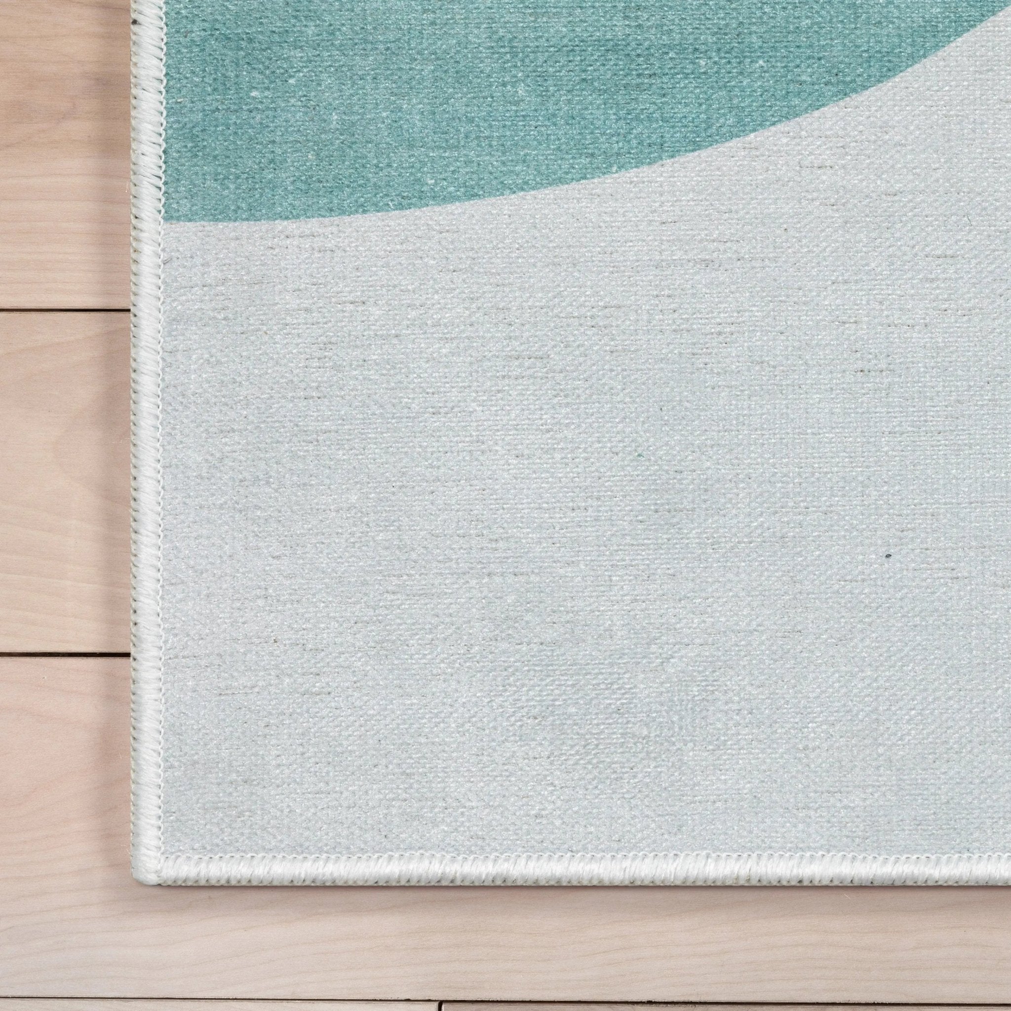 Curved Rainbow Modern Multi Color Green Area Flat-Weave Rug、mySite、gigharbornorthrealestate