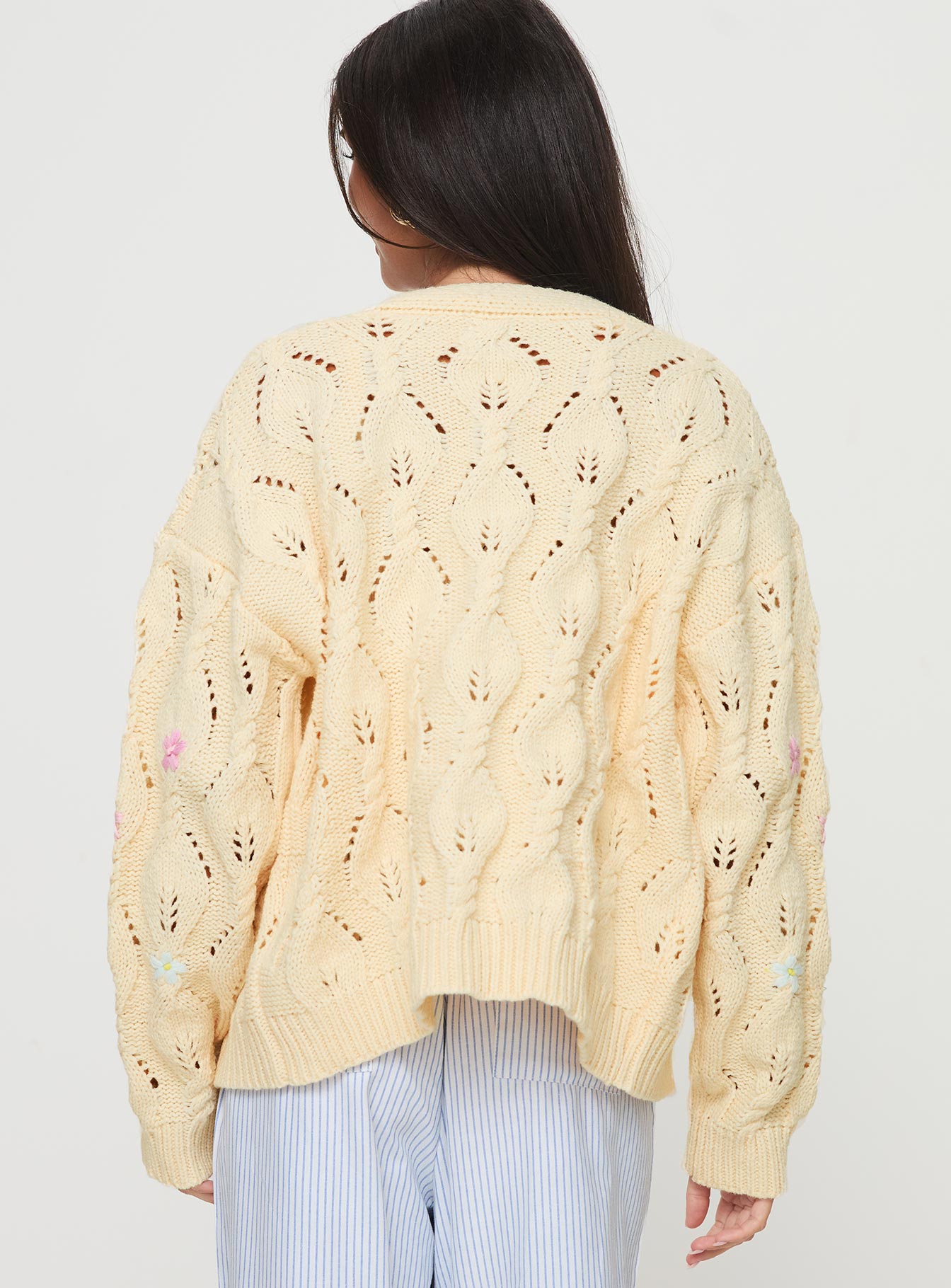 Daffodil Cardigan Cream、mySite、solidvoid