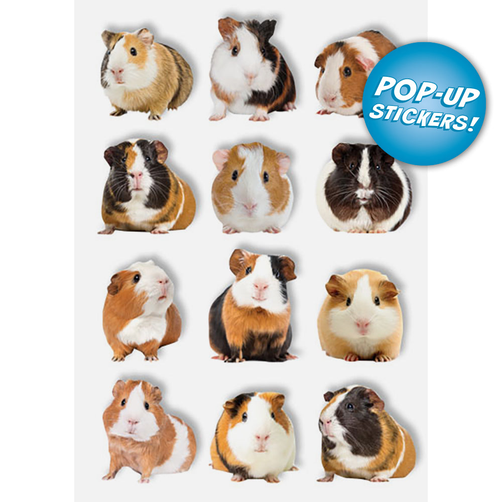  Guinea Pigs Pop-Up 3-D Stickers、mySite、ghnorth