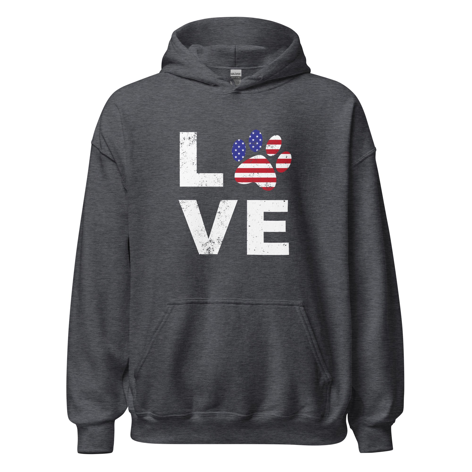 Patriotic Paw Love Hoodie、mySite、camillekostekn