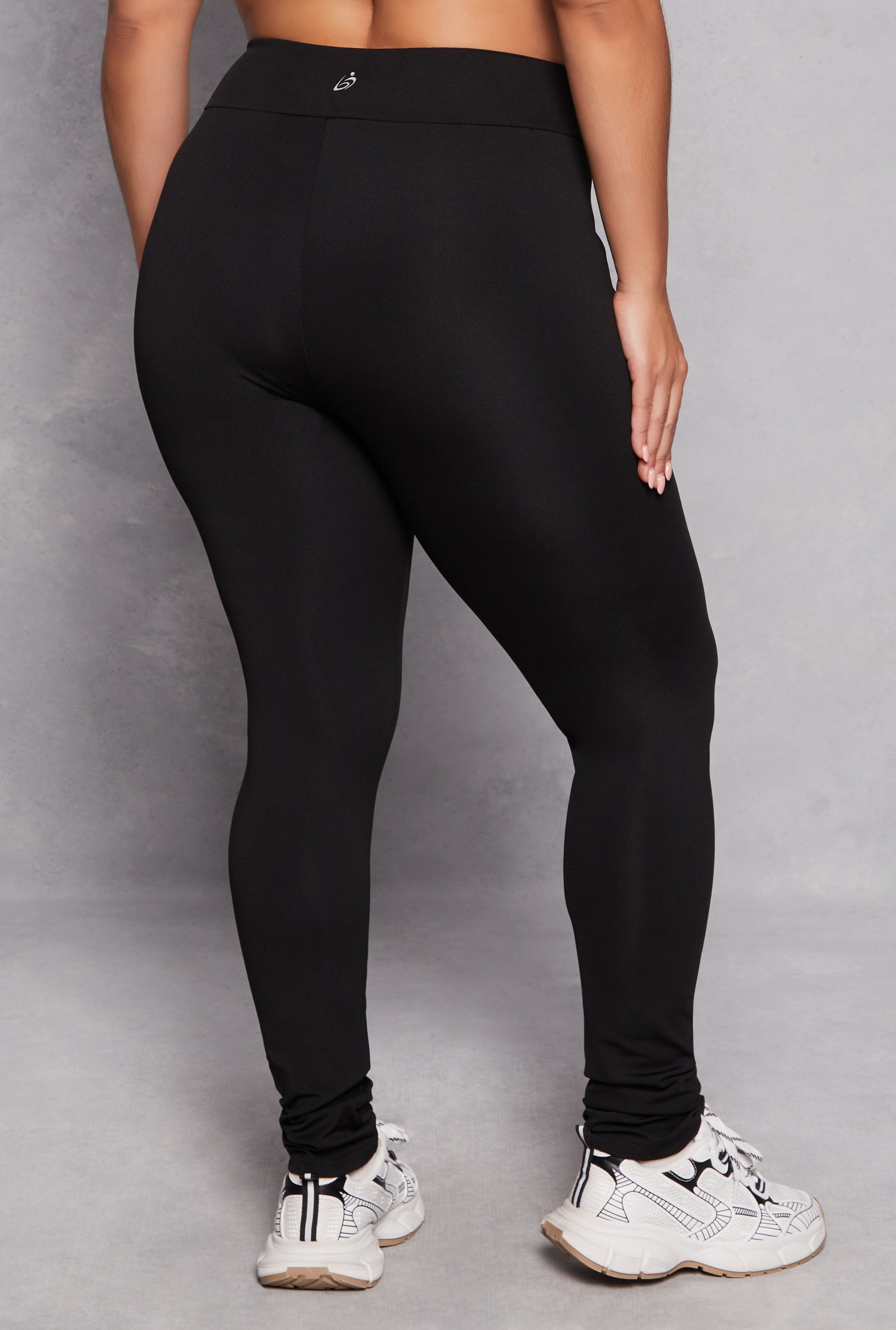 Plus Size Basic Activewear Leggings、mySite、camillekostekn