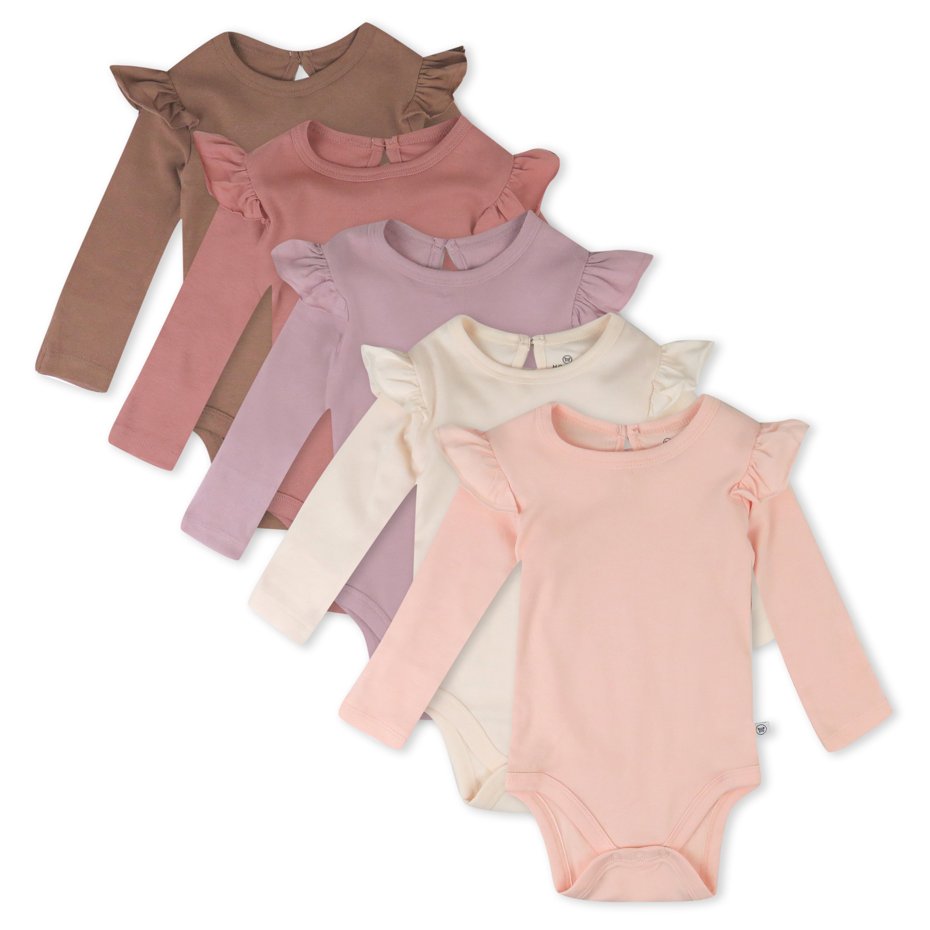  5-Pack Organic Cotton Long Sleeve Bodysuits、mySite、layawaytickets