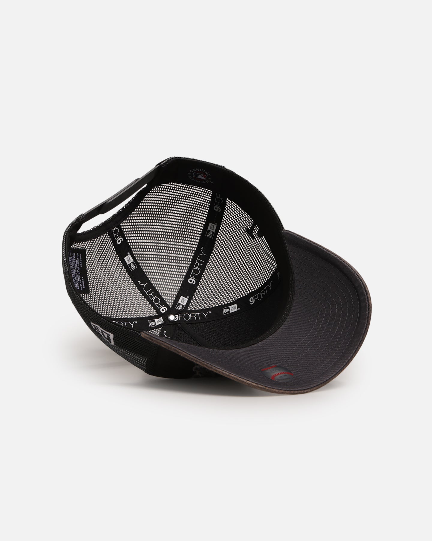 New Era Los Angeles Dodgers 'Washed Fray' 9FORTY A-Frame Trucker Snapback Washed Grey、mySite、zt4zffjzw