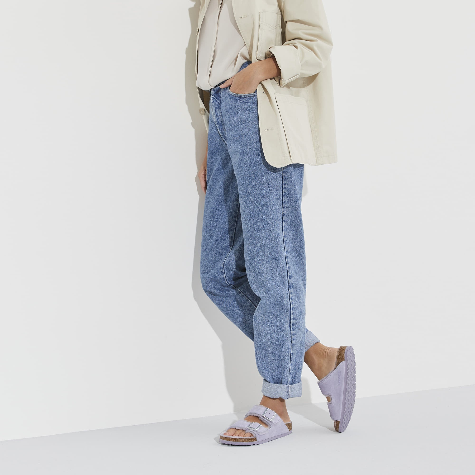 Arizona Shearling Suede Leather、mySite、gtrtttuynbv