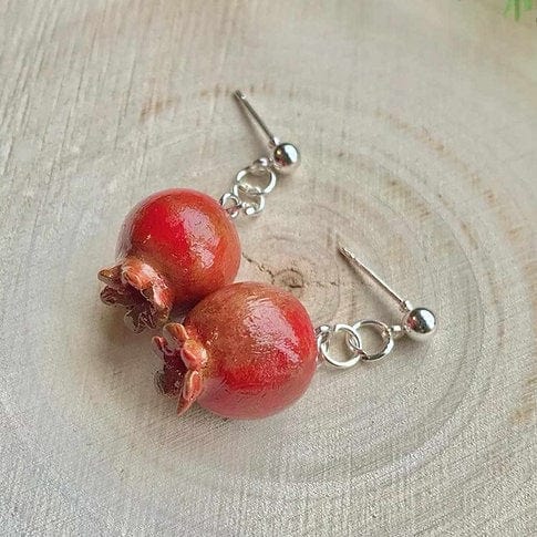 Pomegranate Dangle Earrings、mySite、topwebapps