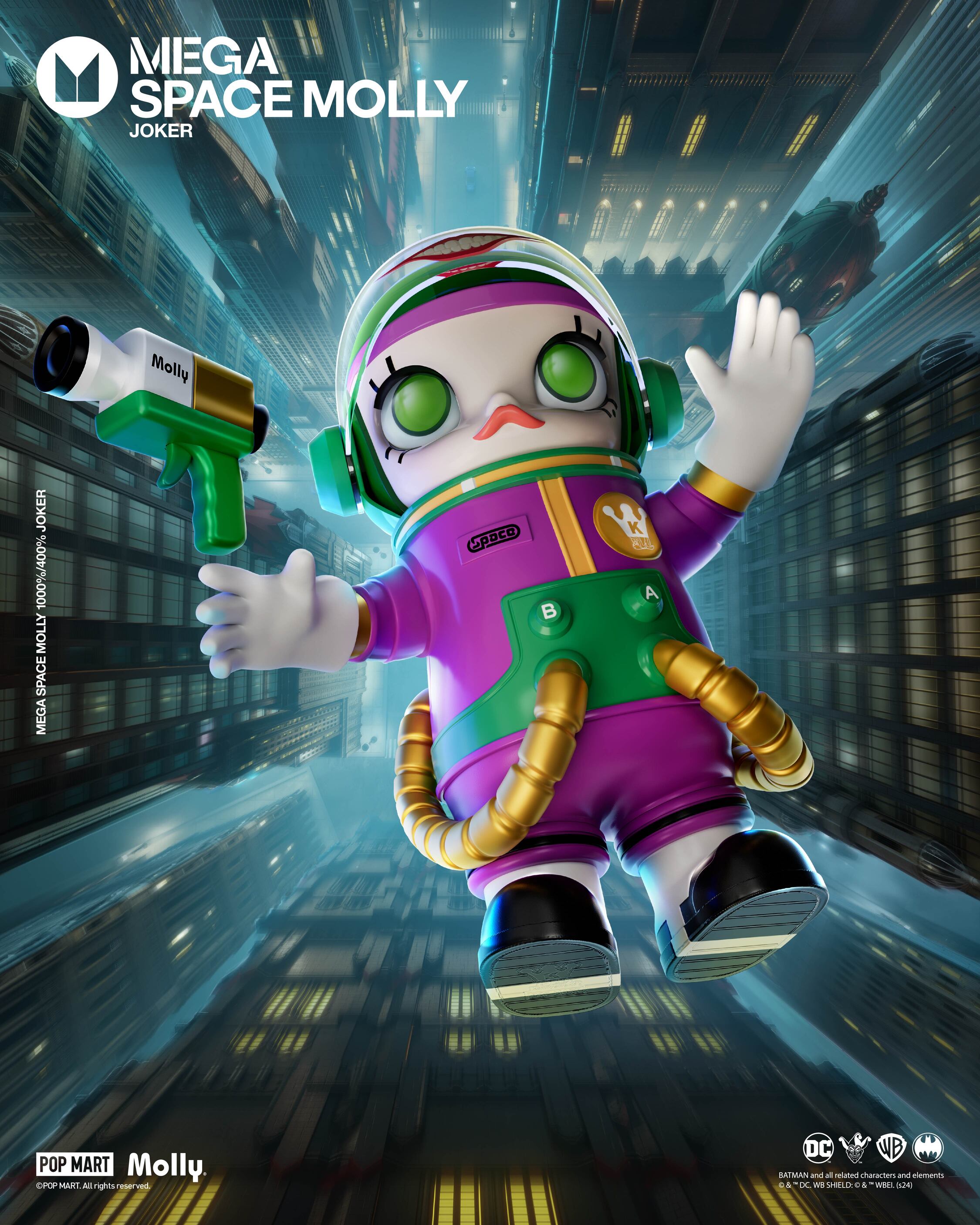  POP MART MEGA SPACE MOLLY 400% JOKER、mySite、greenlandpopulation