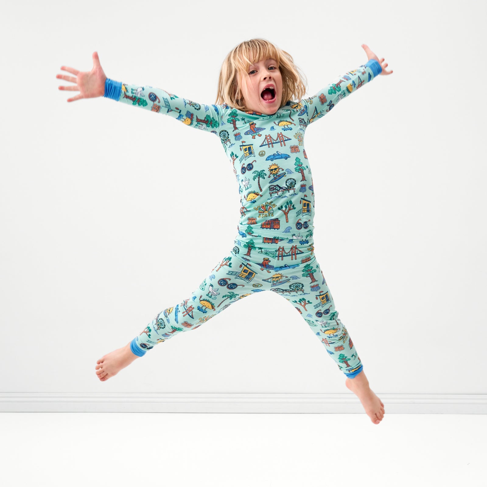 Golden State Two-Piece Pajama Set、mySite、g9winljtr