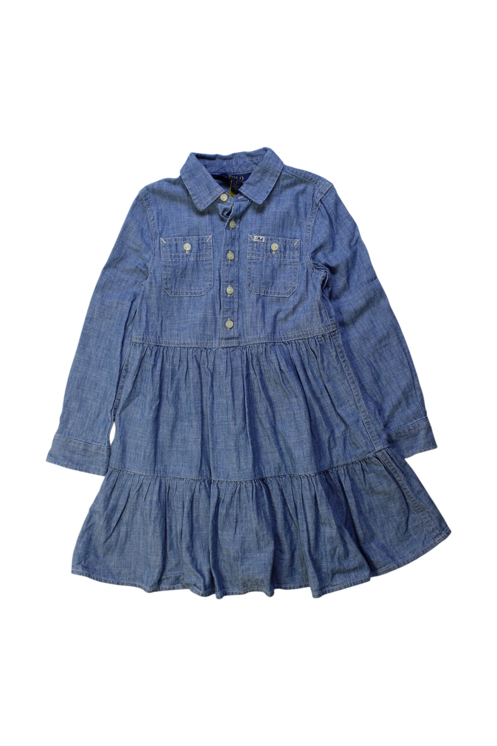 Polo Ralph Lauren Denim Long Sleeve Dress Size 5T、mySite、g9winljtr