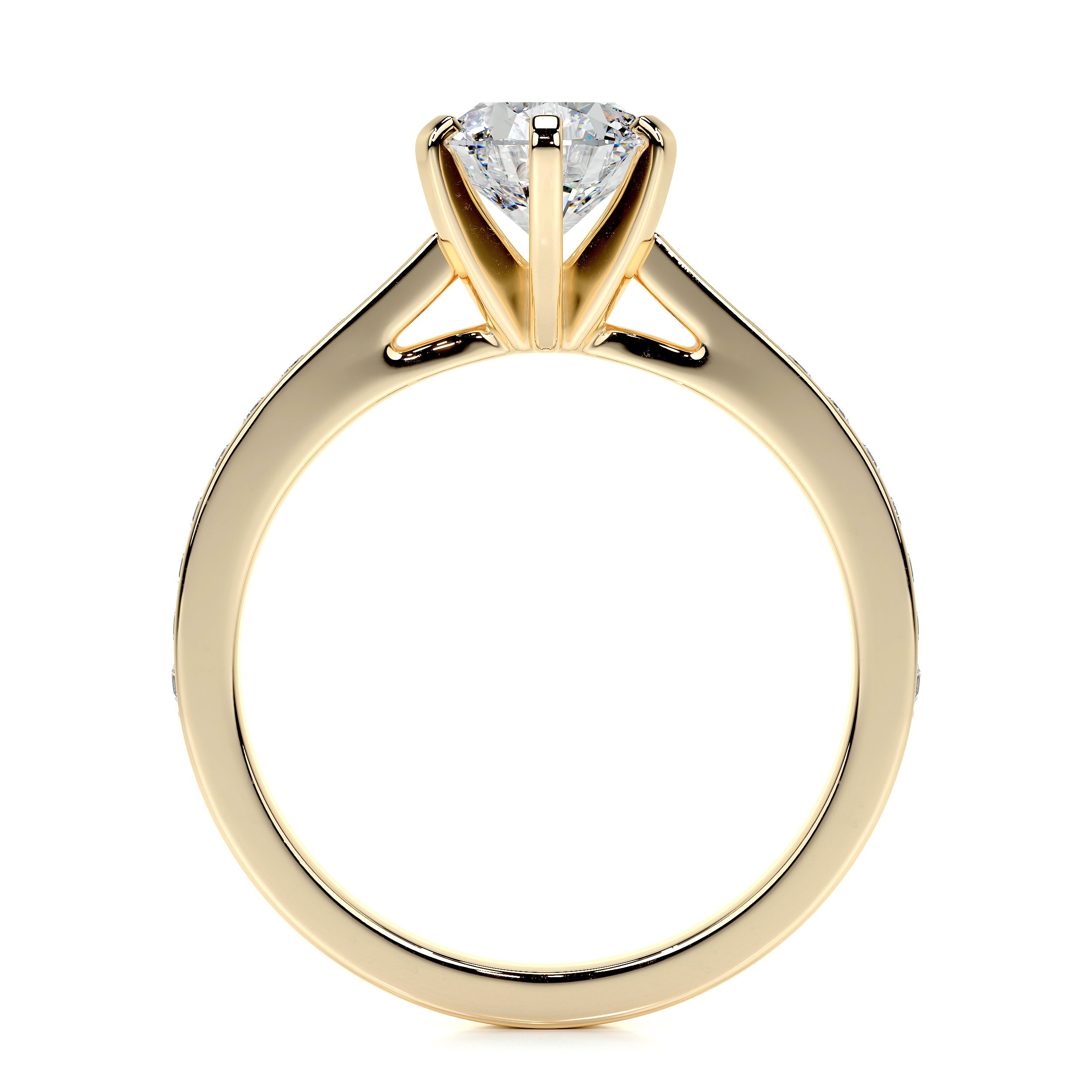 Talia Lab Grown Diamond Ring - 18K Yellow Gold、mySite、hinf8tx79