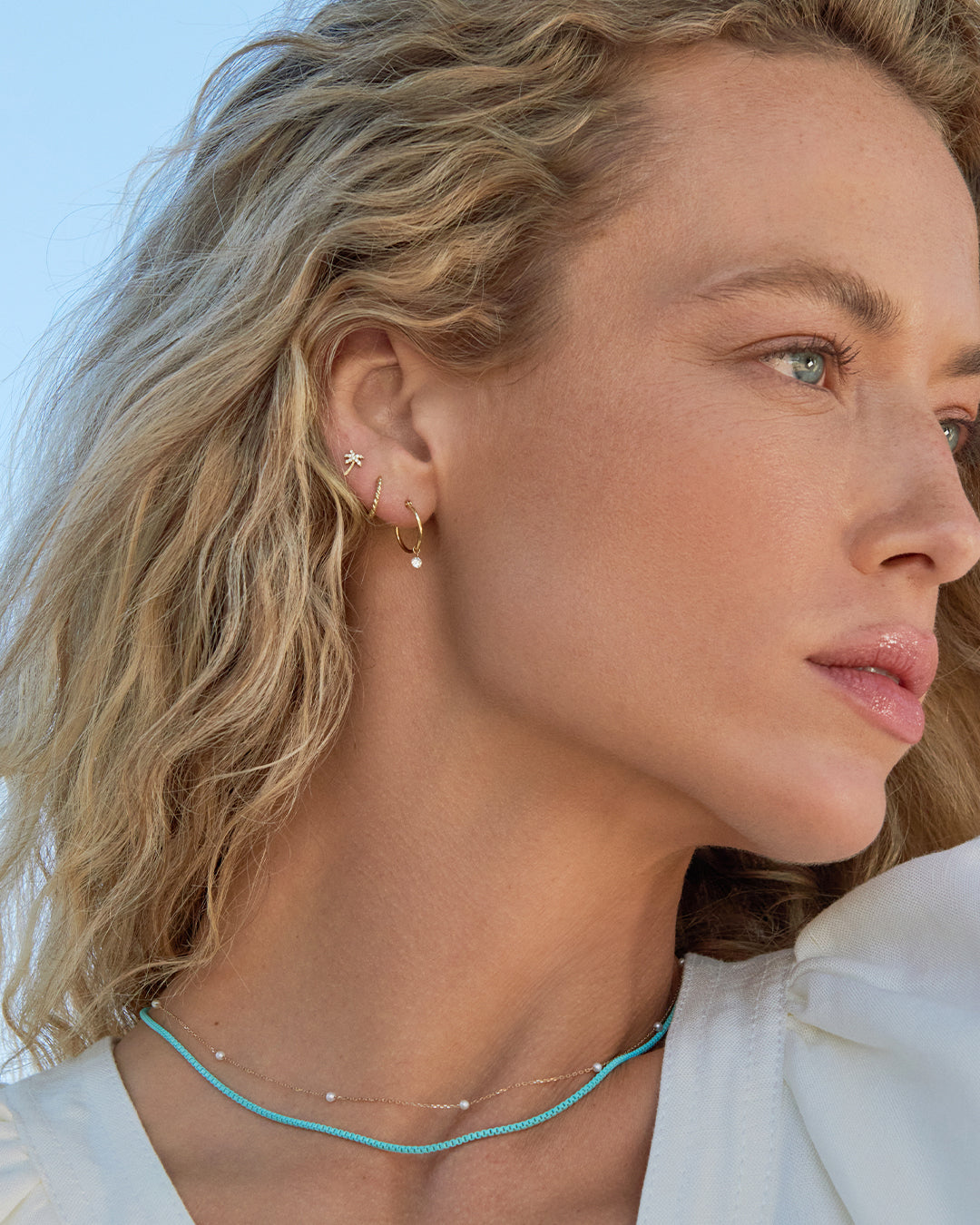 14k Gold Crew Huggies、mySite、hinf8tx79