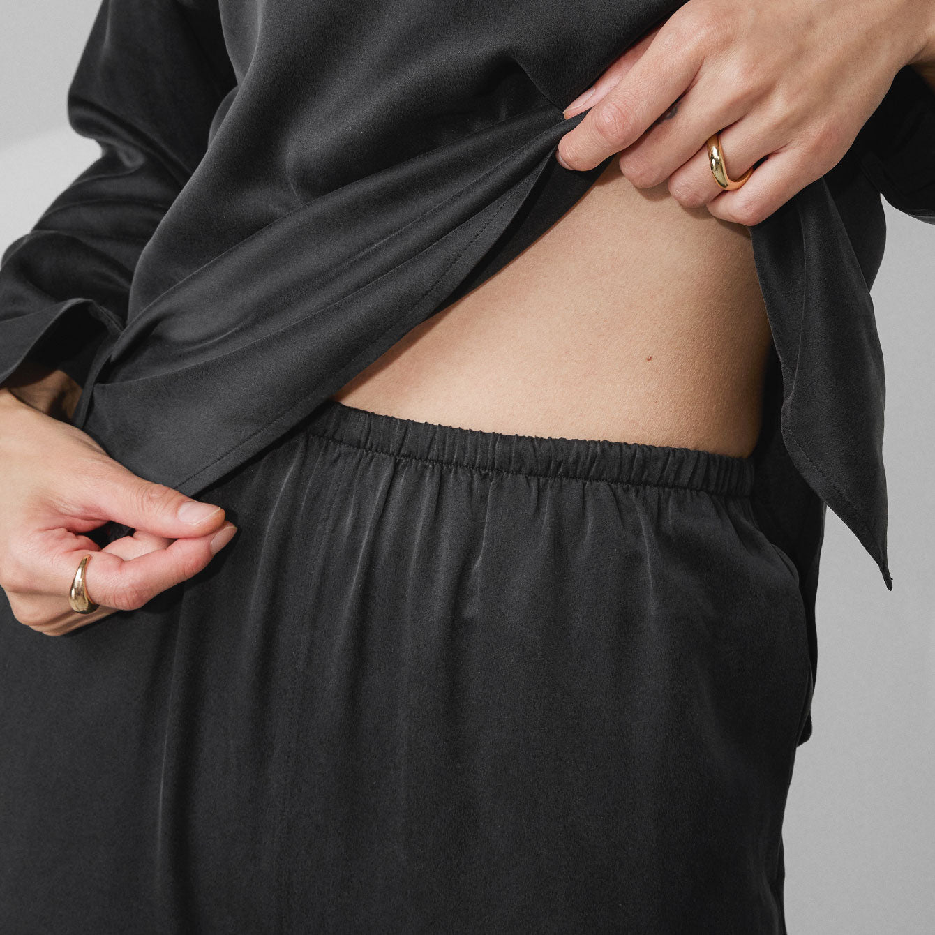 Washable Silk Long Sleeve Jogger Pant Set、mySite、bengalsvssteelers