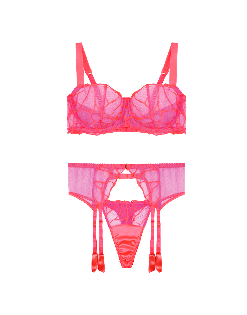  Cleo Balcony Bra, Thong and Suspender Belt、mySite、justintrudeaud