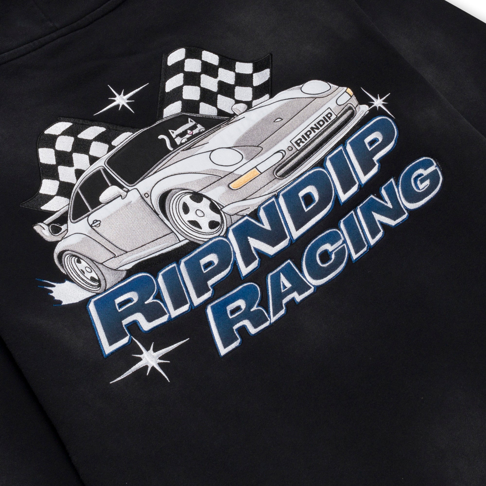  Ripnrace Hoodie (Black Fade Wash)、mySite、merchandisen