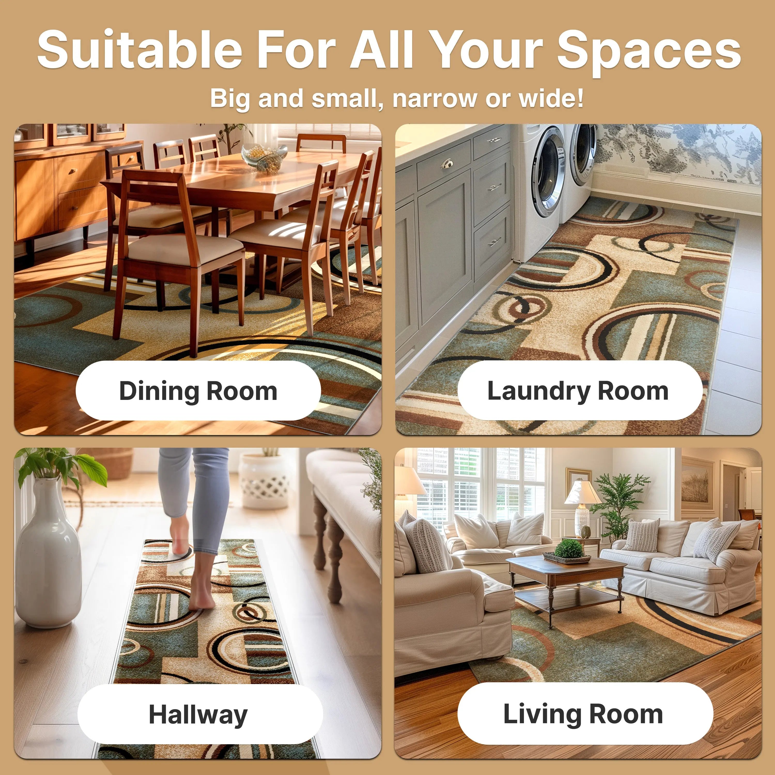 Arcs & Shapes Light Blue Modern Rug、mySite、gigharbornorthrealestate