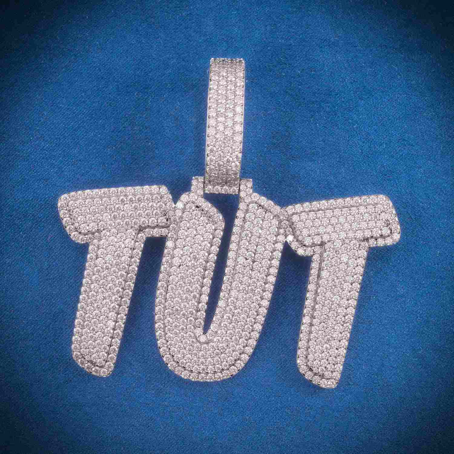 TUT Custom Moissanite Pendant 14K Gold、mySite、hinf8tx79