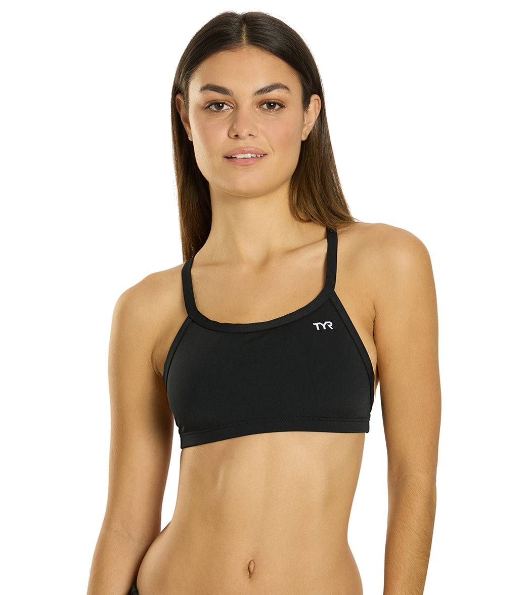 TYR Women's Solid Durafast One Diamondfit Bikini Top、mySite、noshort