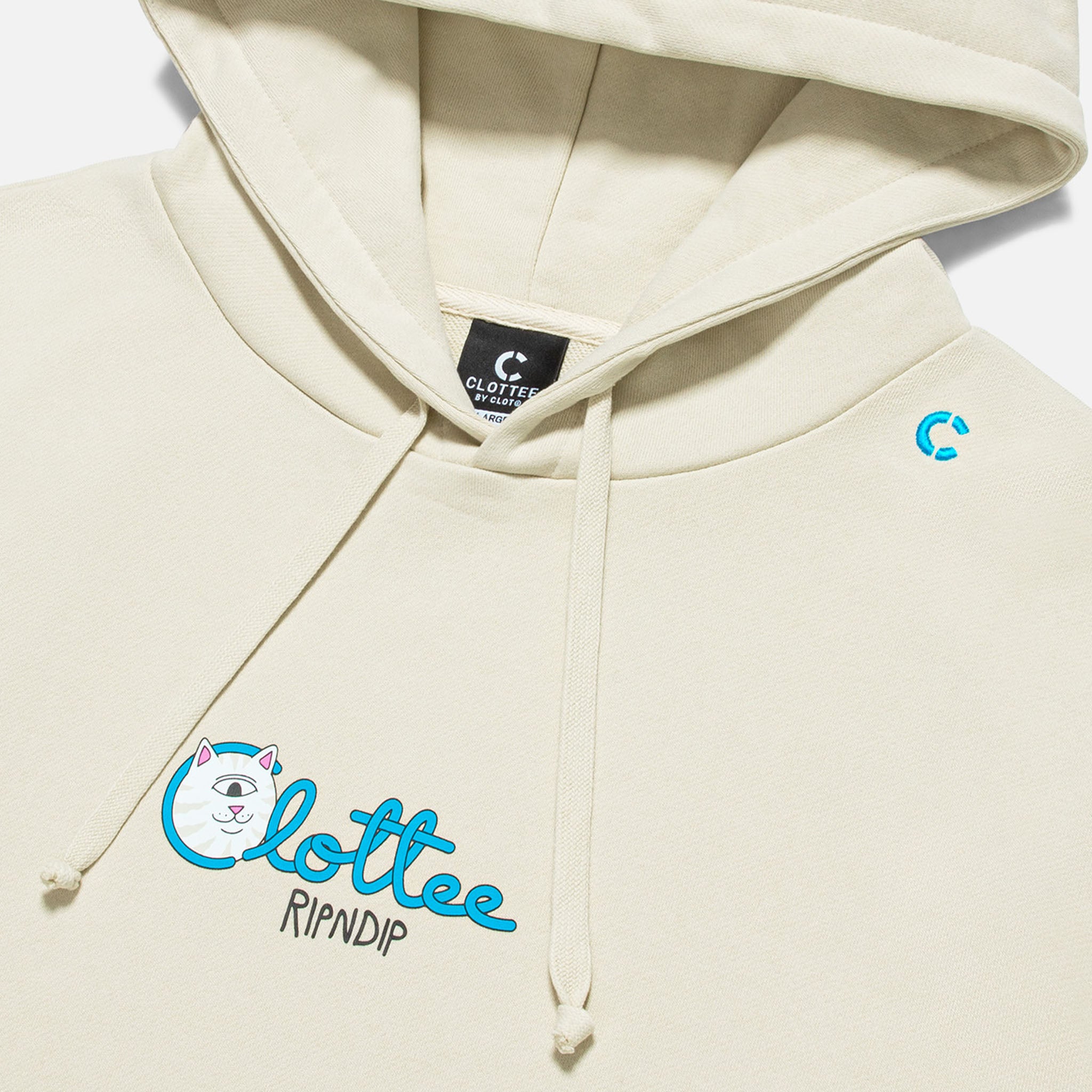  Ripndip x Clottee Hoodie (Cream)、mySite、merchandisen