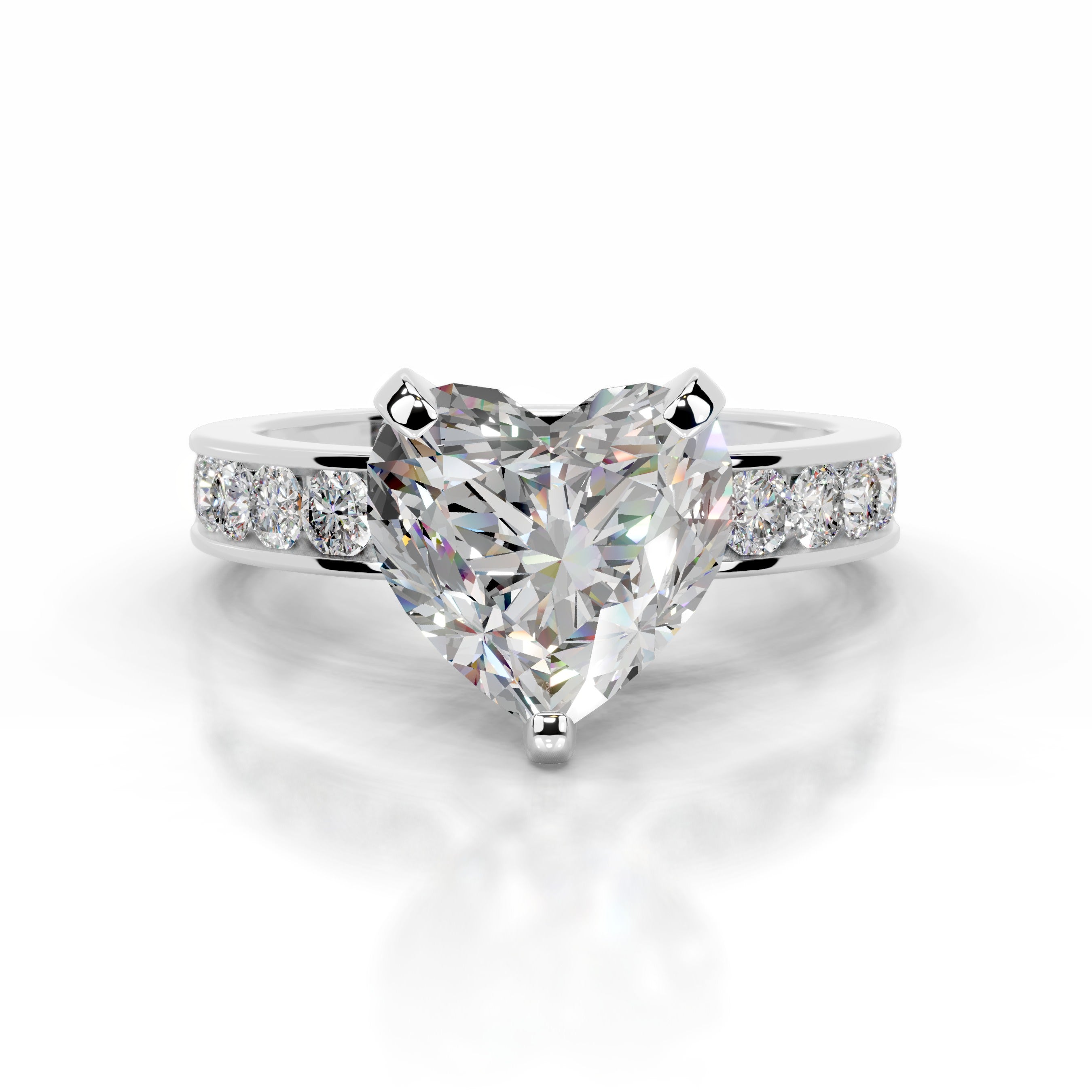 Giselle Moissanite & Diamonds Ring - Platinum、mySite、hinf8tx79
