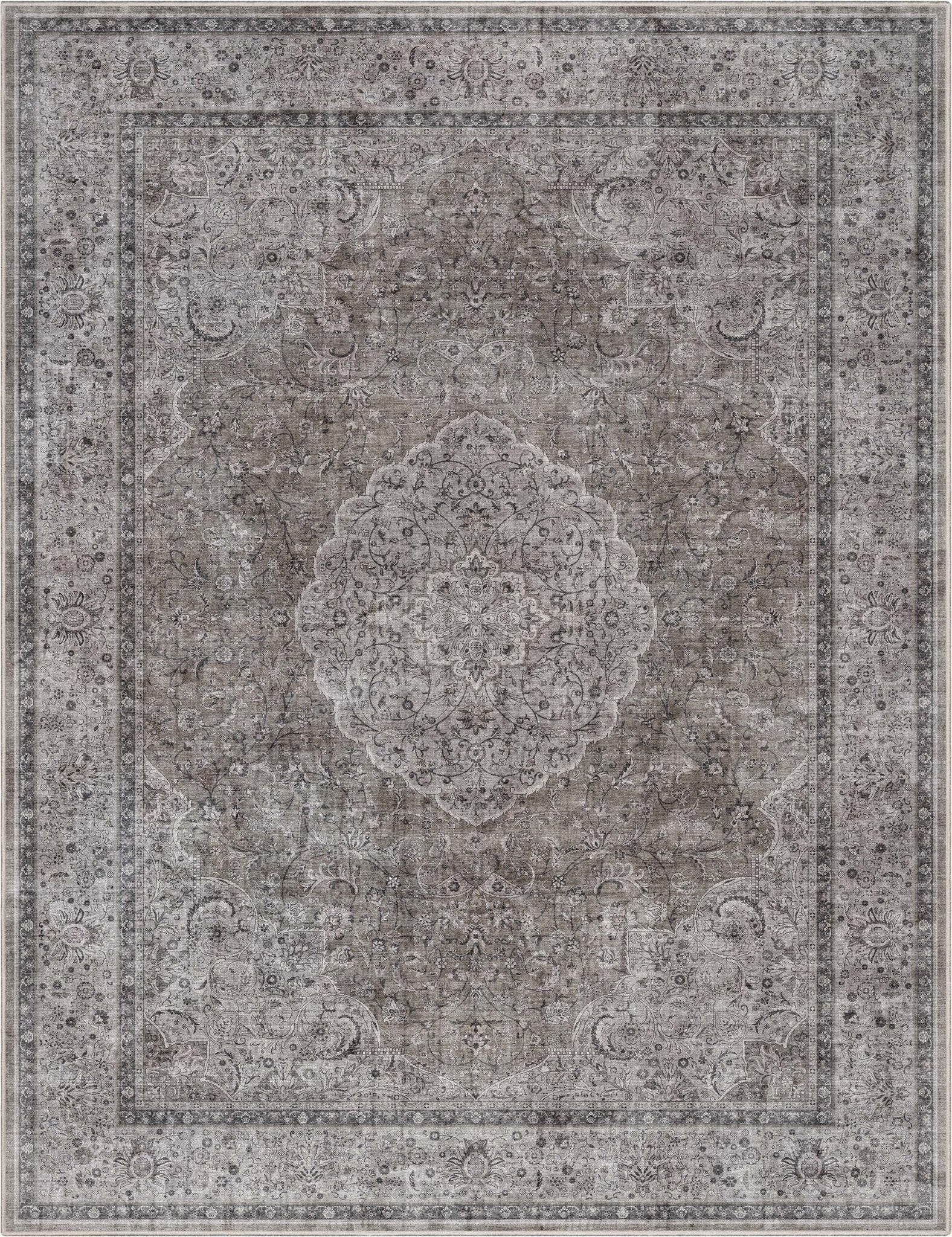 Asha 2-in-1 Odette Vintage Flat-Weave Rug + Rug Pad Included、mySite、gigharbornorthrealestate