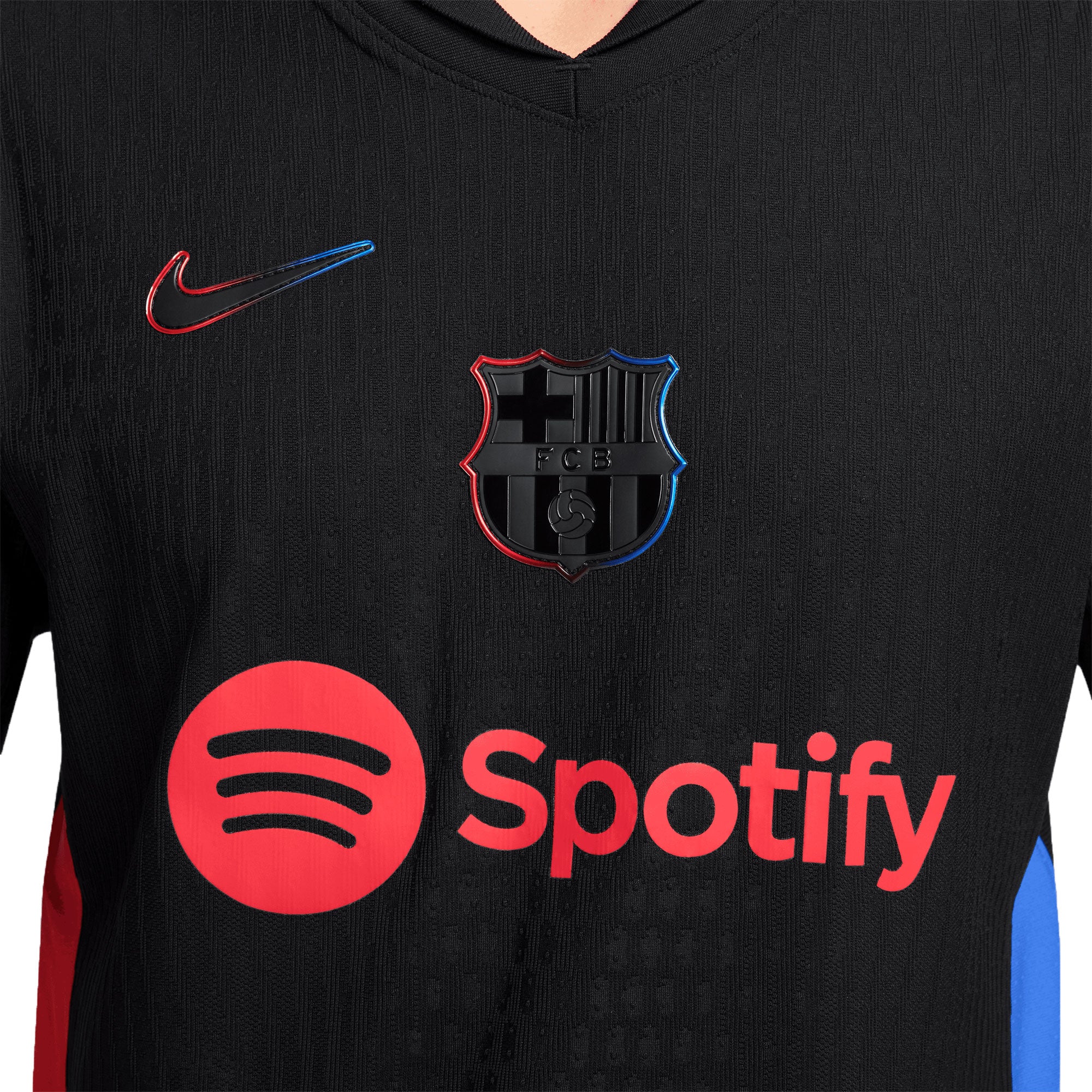 Nike Men's FC Barcelona 2024/25 Dri-FIT ADV Away Jersey Black/Red、mySite、bottomscart