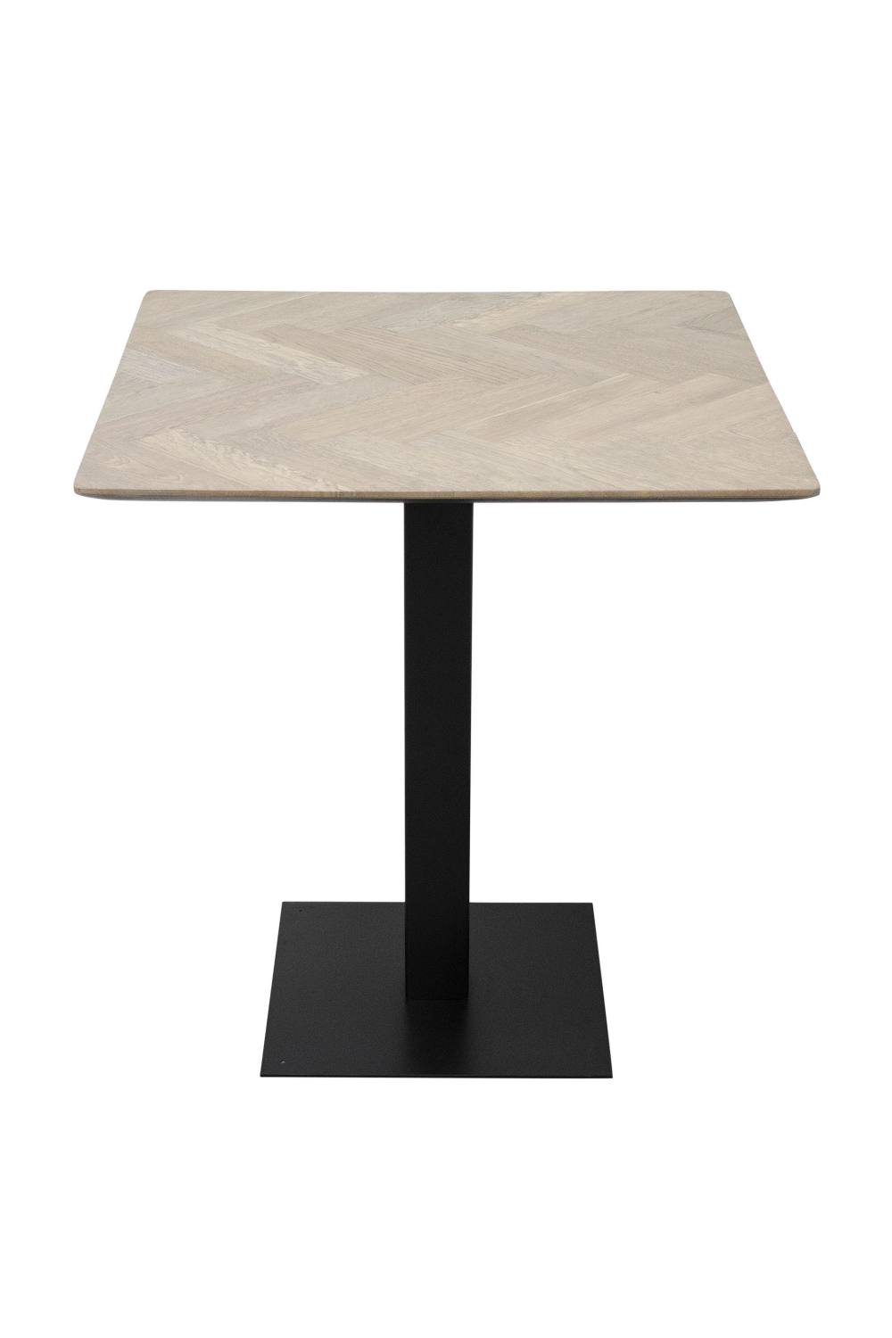 Square Pedestal Dining Table | Versmissen Herringbone、mySite、neckold