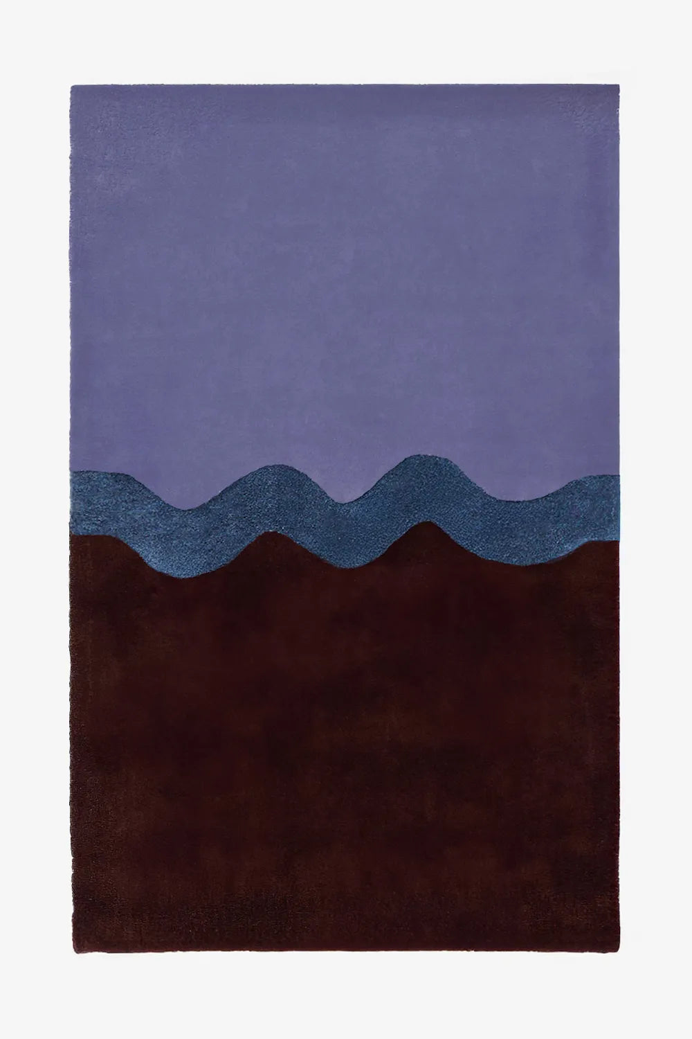 Neapolitan Purple and Brown Hand Tufted Wool Rug、mySite、gigharbornorthrealestate