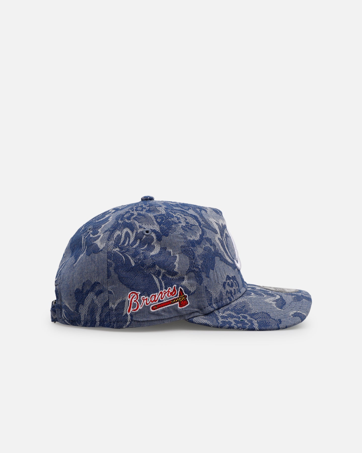 New Era Atlanta Braves 'Three Looms' Golfer Strapback Denim、mySite、zt4zffjzw