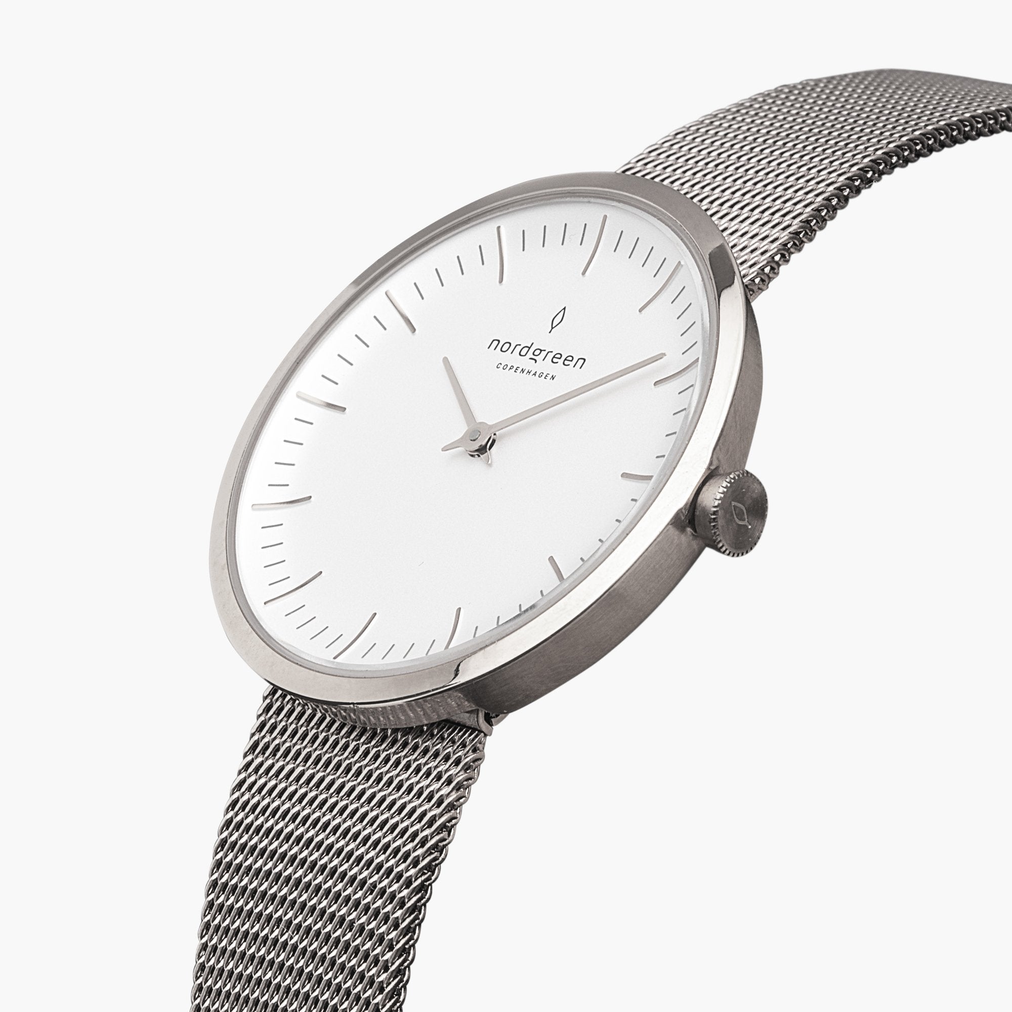  Infinity - BUNDLE White Dial Silver | Mesh / Grey Leather Straps