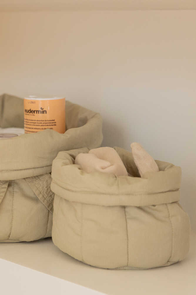 SET OF TWO QUILTED BASKETS OLIVE、mySite、gigharbornorthrealestate