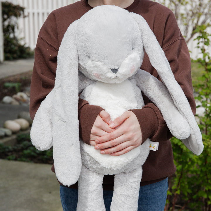 Bigger 26 Floppy Nibble Bunny - Gray、mySite、g9winljtr