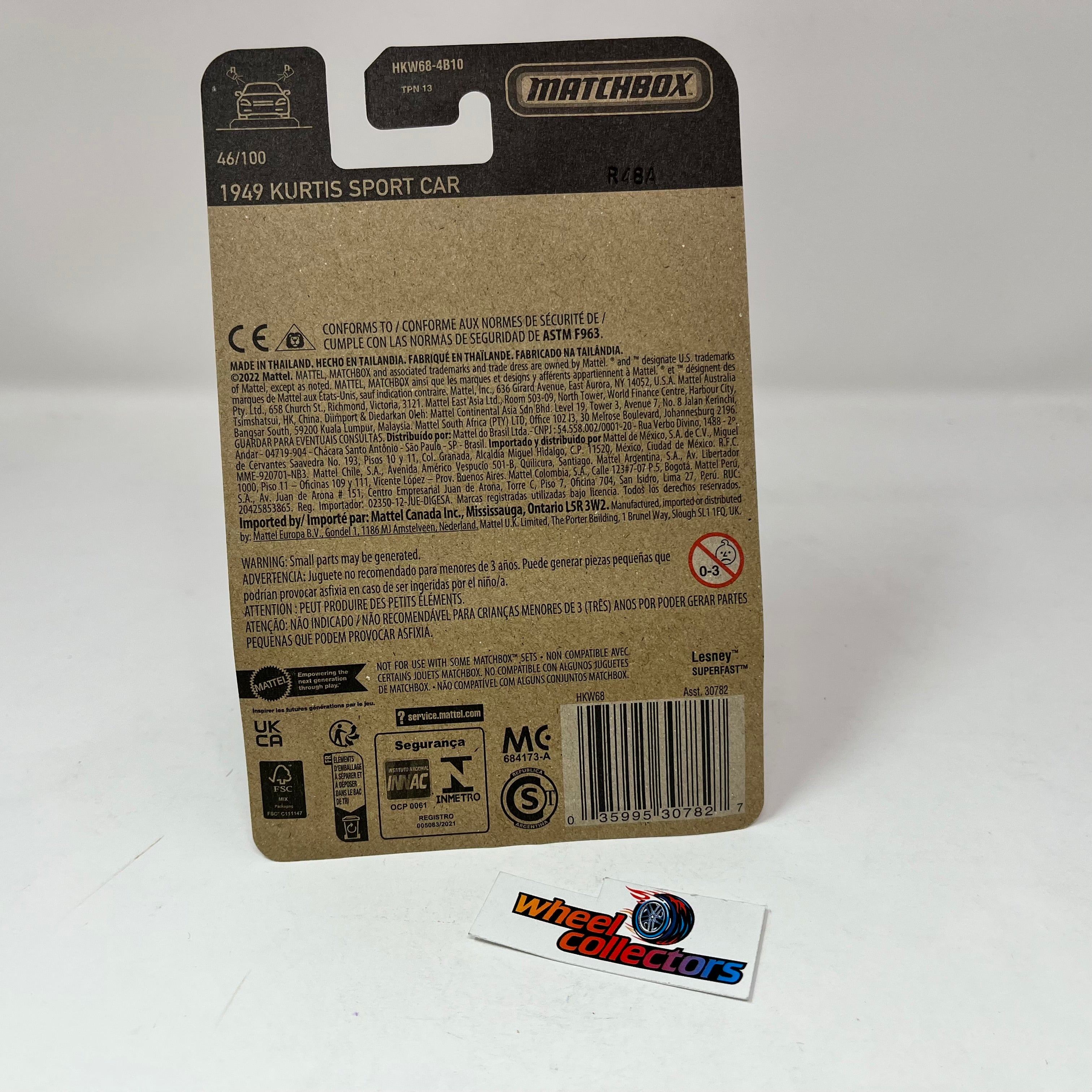 1949 Kurtis Sport Car #46 * Blue * 2023 Matchbox N Case 70th Ann.、mySite、hgirdovlk