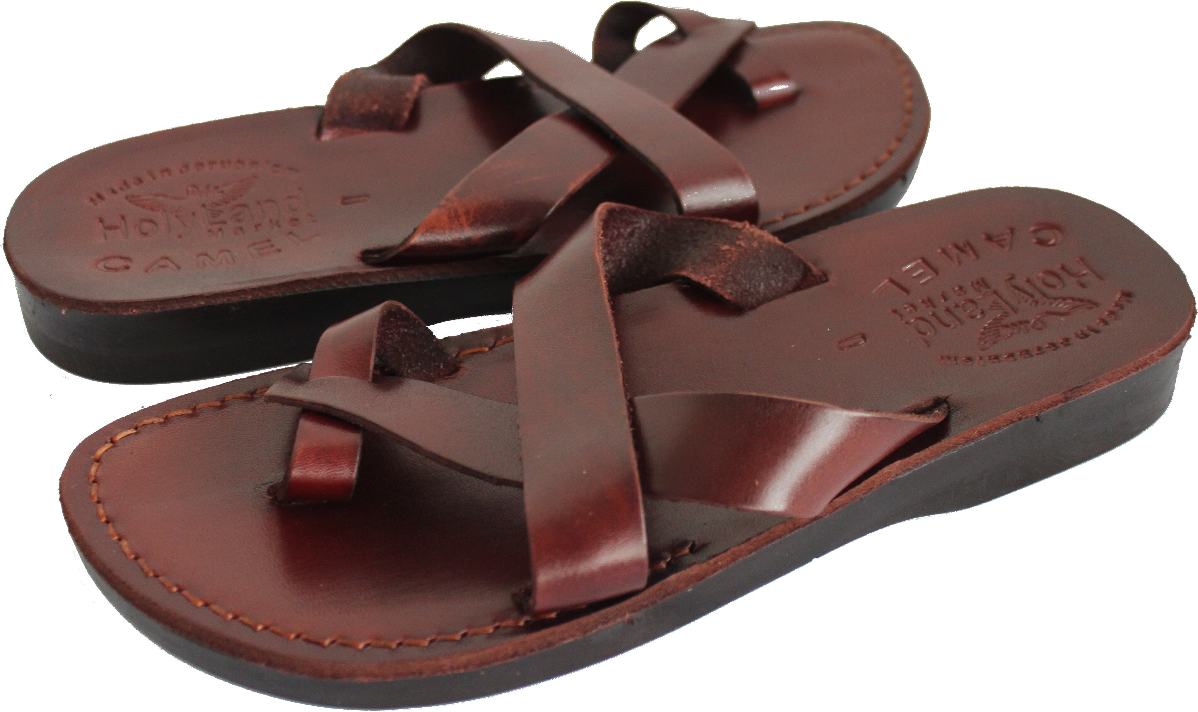  Holy Land Market Men/Women Biblical Jesus Leather Sandals/Slides From Jerusalem (Paul Style I)、mySite、elrpsem3k