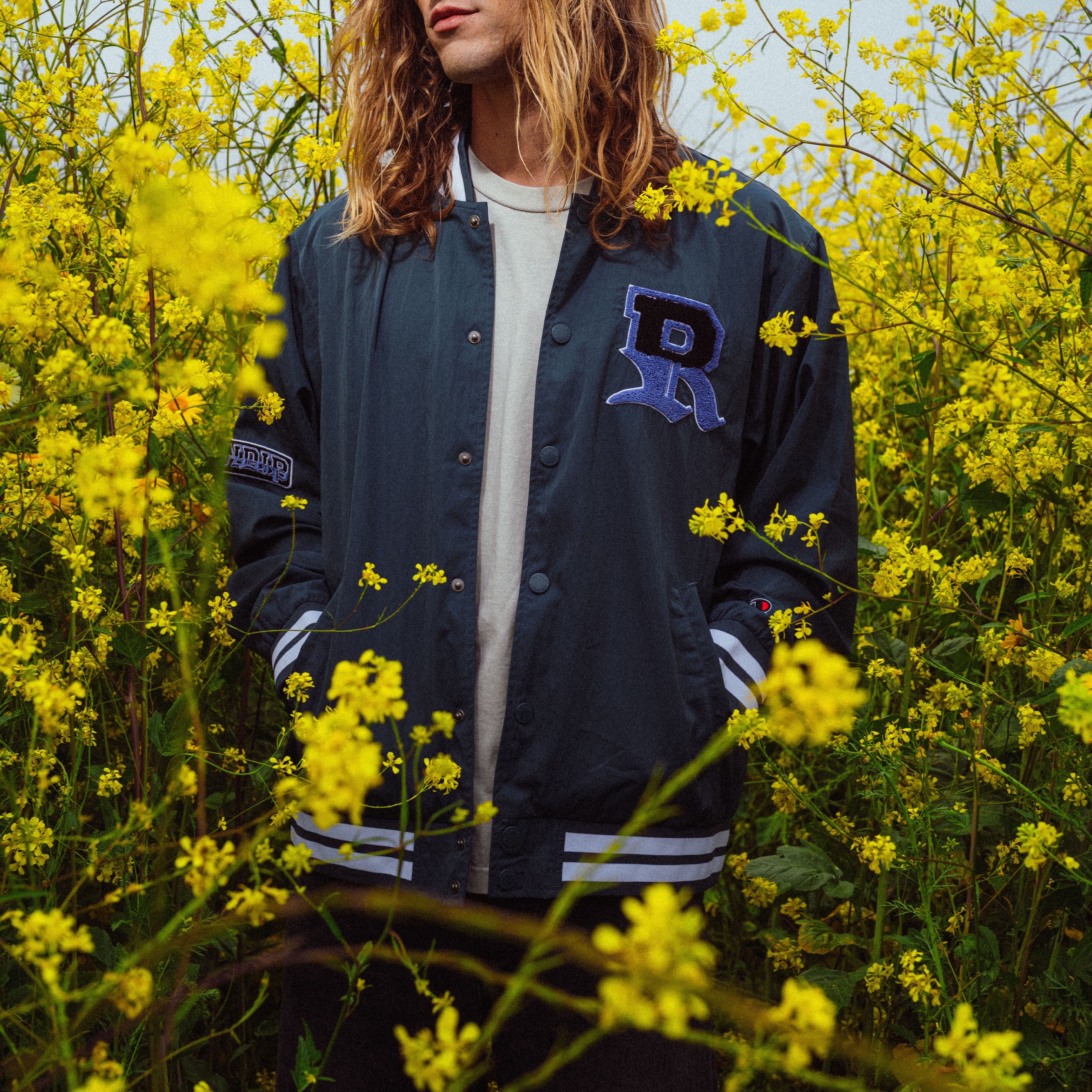  Ripndip Athletics Stadium Jacket (Navy)、mySite、merchandisen