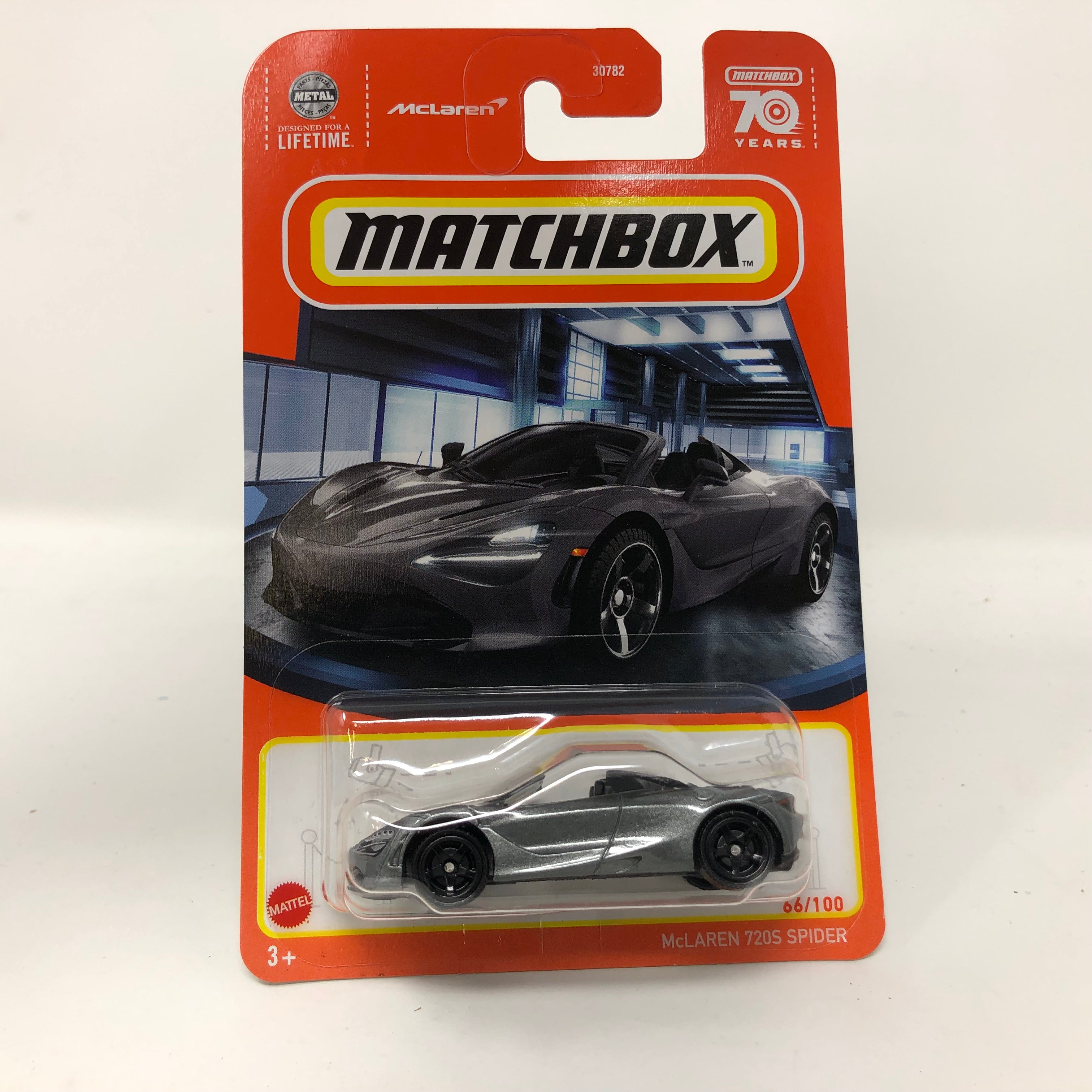 McLaren 720S Spider #66 * Grey * 2023 Matchbox Case W、mySite、hgirdovlk