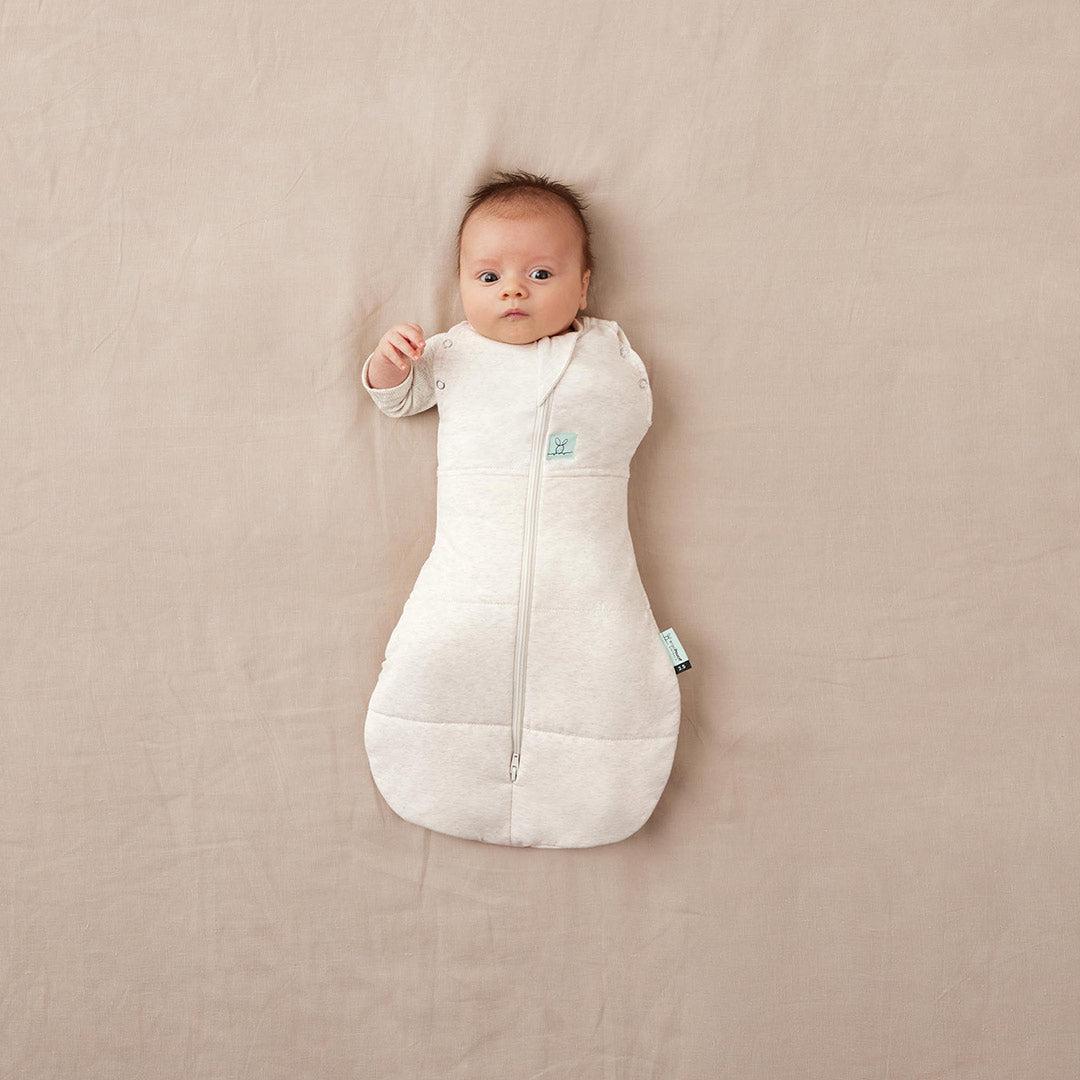  ergoPouch Organic Winter Cocoon Swaddle Sleeping Bag - 2.5 TOG - Oatmeal、mySite、merchandisen