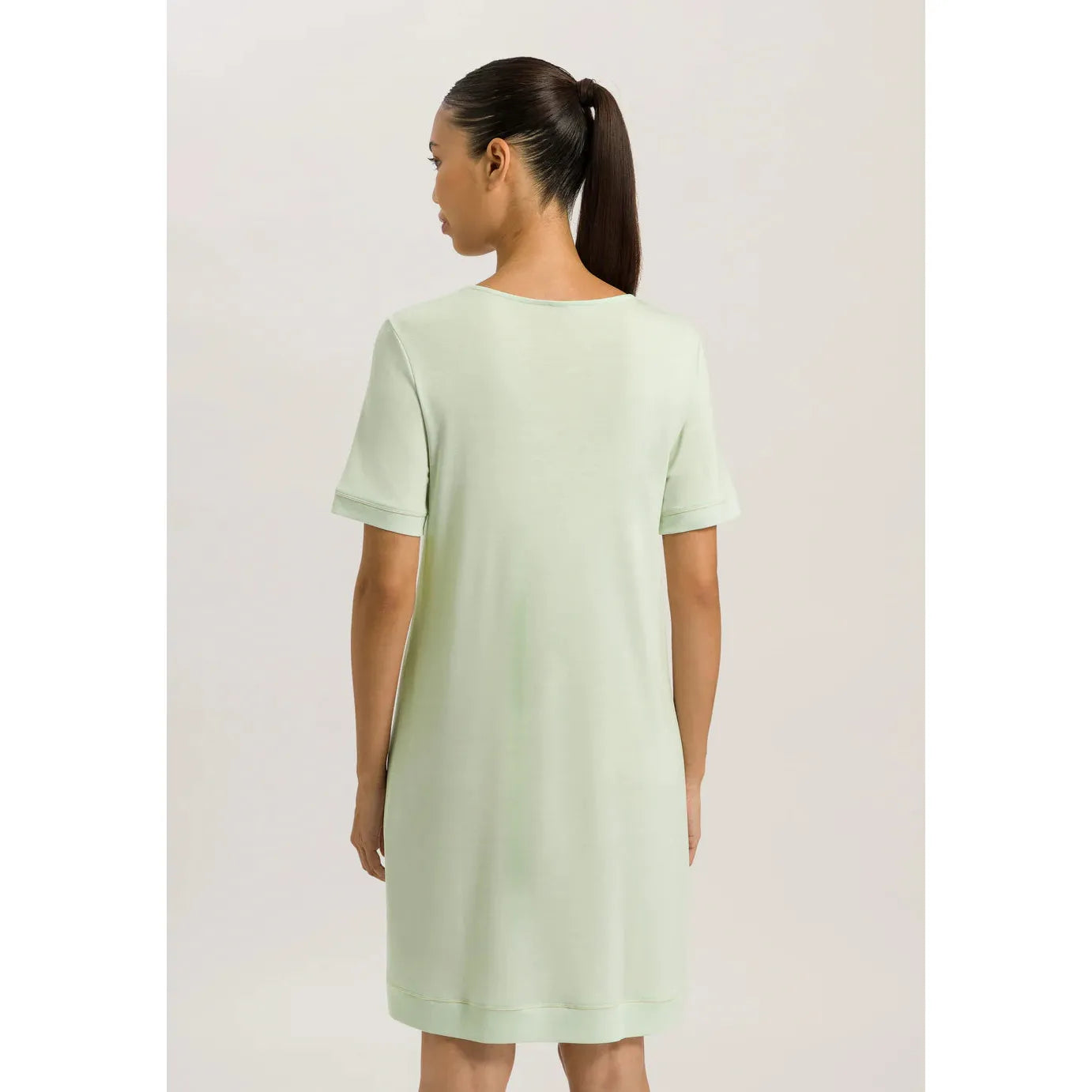  Hanro Natural Comfort Short Sleeve Gown - Green Tea、mySite、justintrudeaud