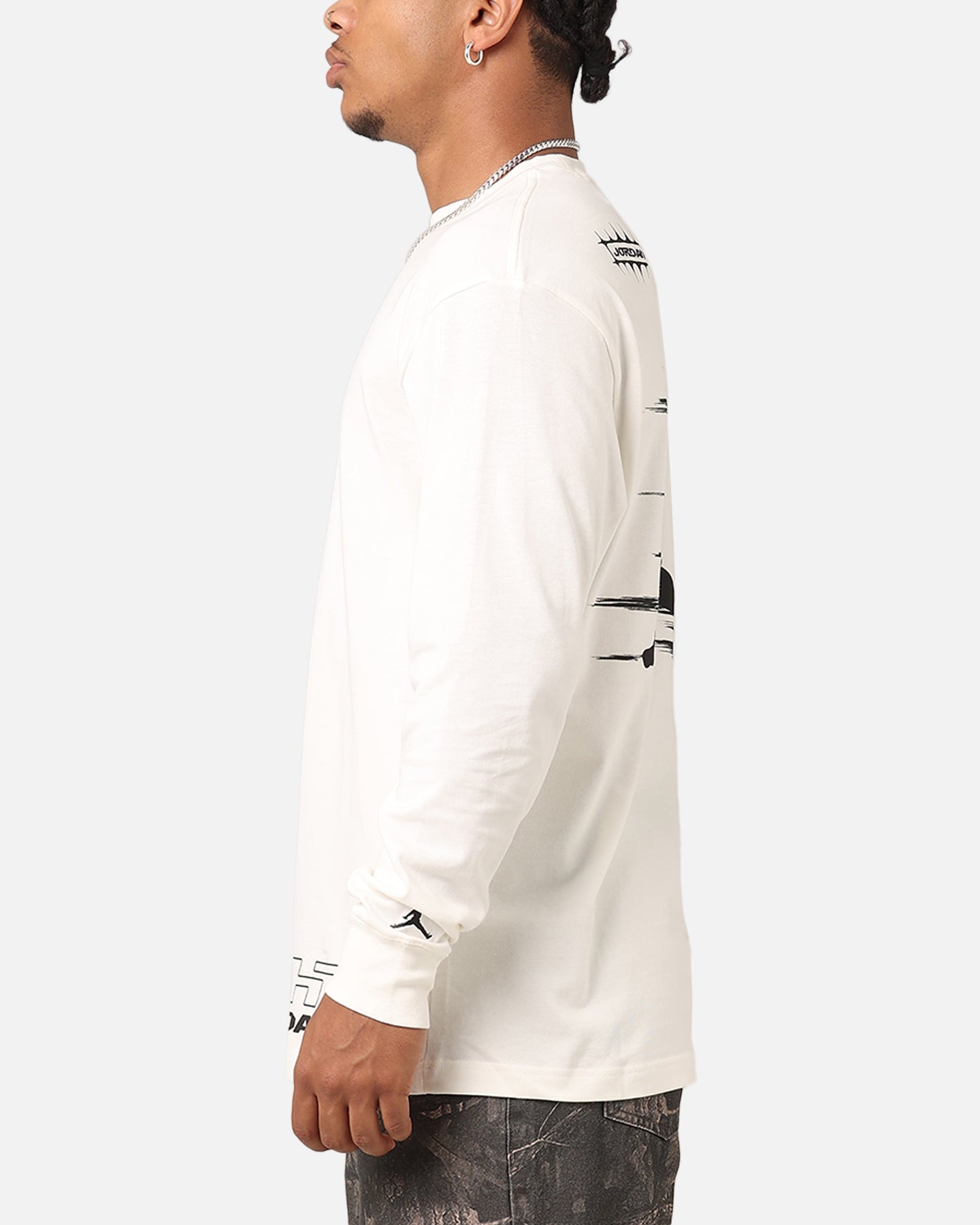 Jordan Jumpman MVP 85 Long Sleeve Crewneck T-Shirt Sail/Black、mySite、zt4zffjzw