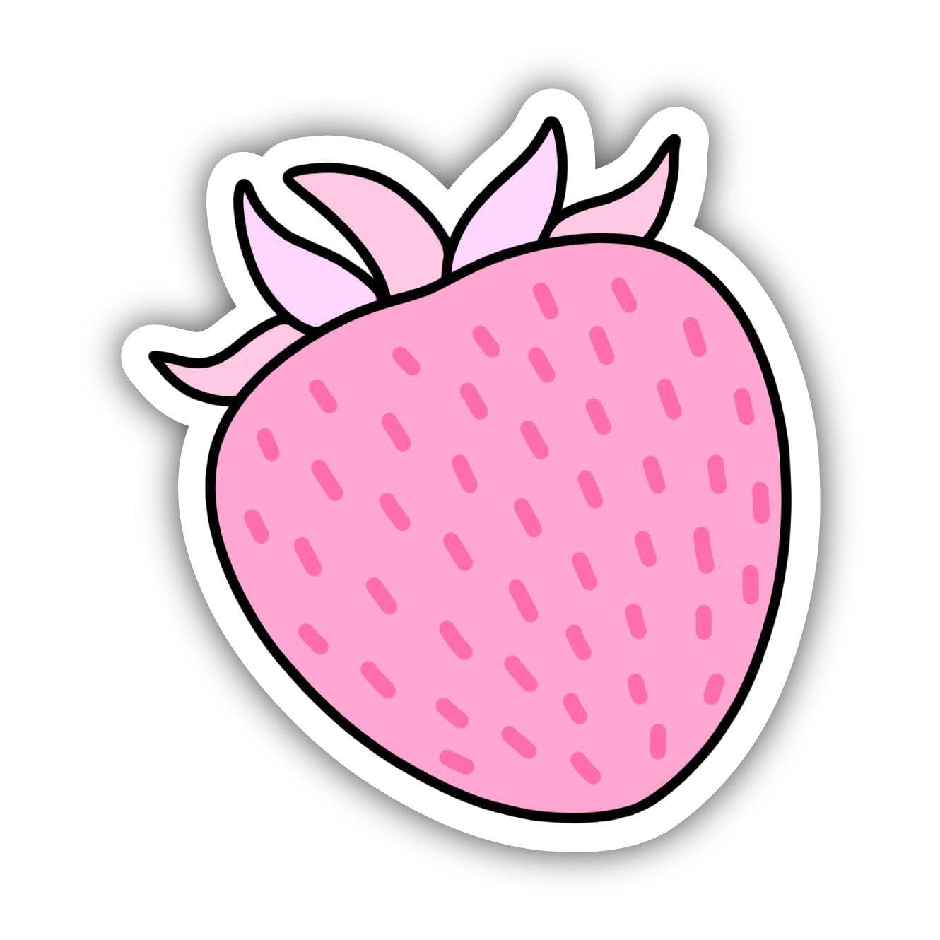  Pink Strawberry Aesthetic Sticker、mySite、elrpsem3k