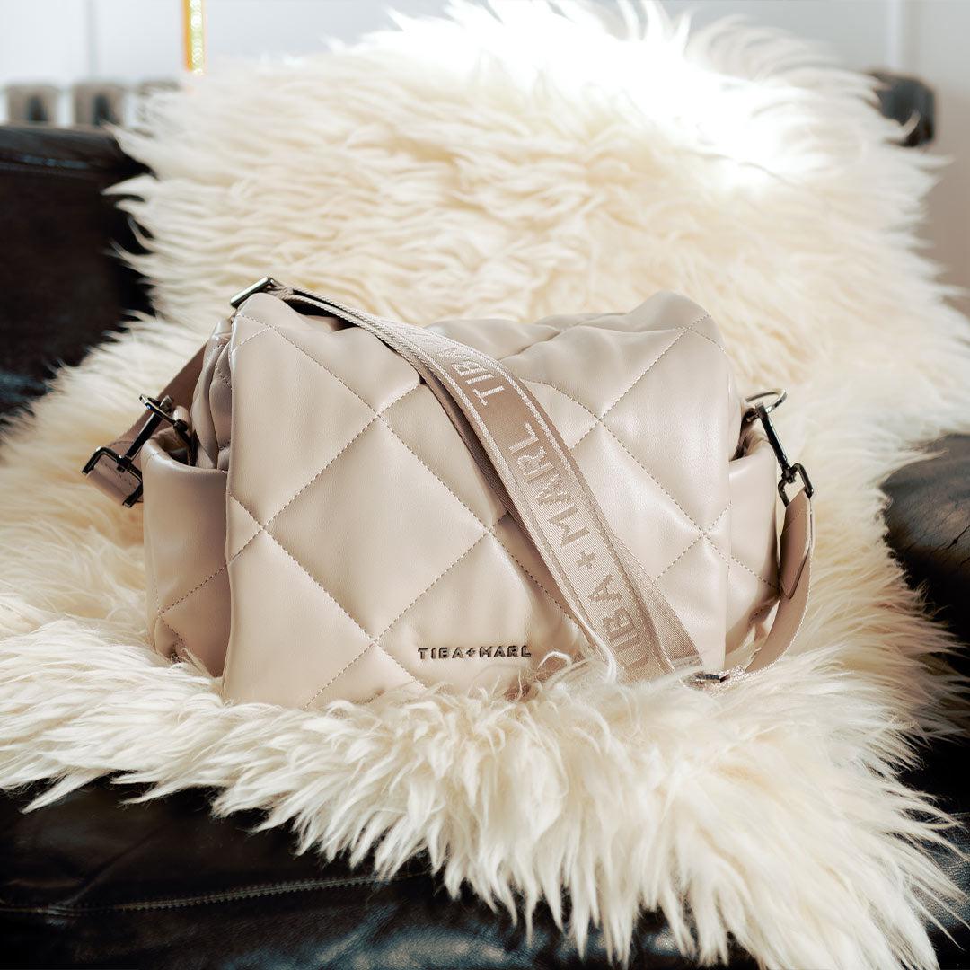  Tiba + Marl Nova Eco Compact Quilted Changing Bag - Oyster、mySite、merchandisen