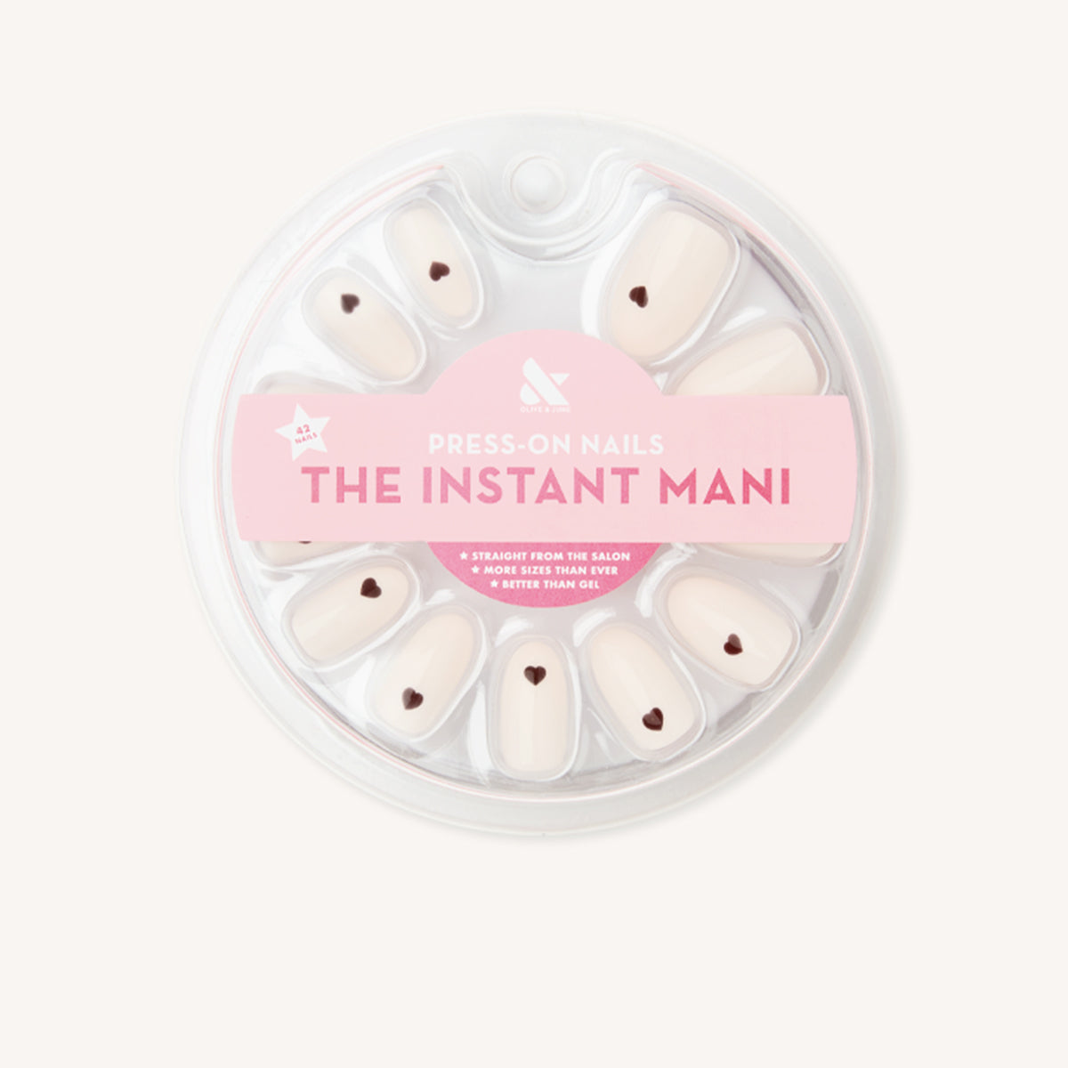 Press On - Vampy Heart - Medium Oval - Loyalty Reward、mySite、solidvoid