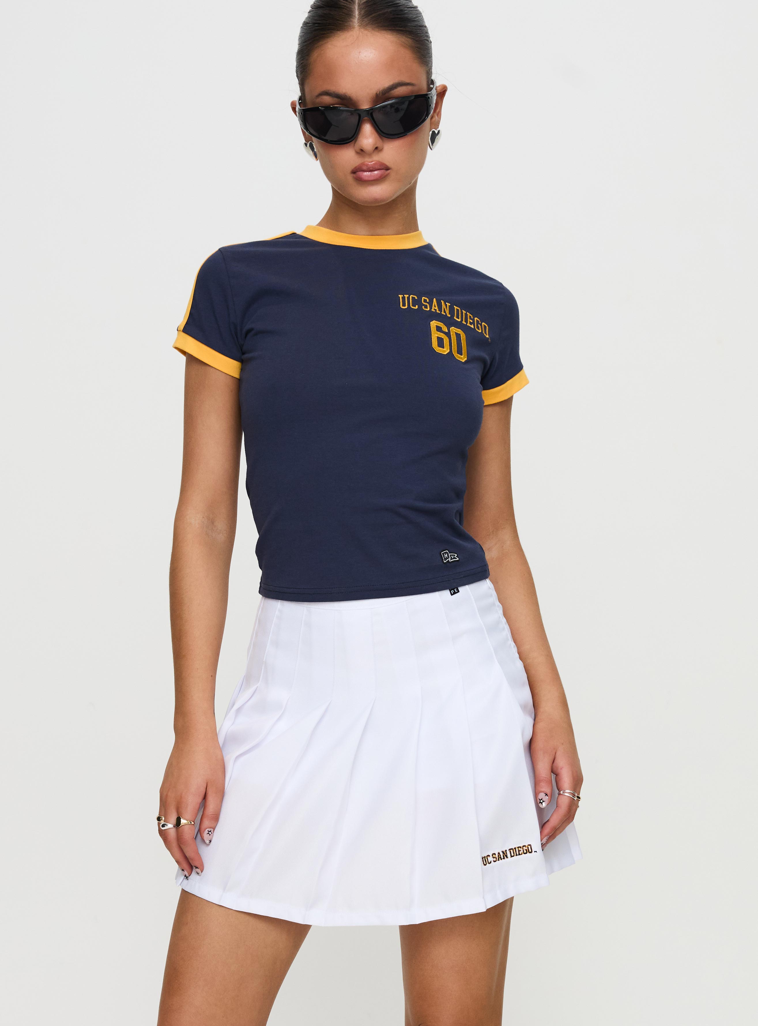 UCSD Tennis Skort White、mySite、solidvoid